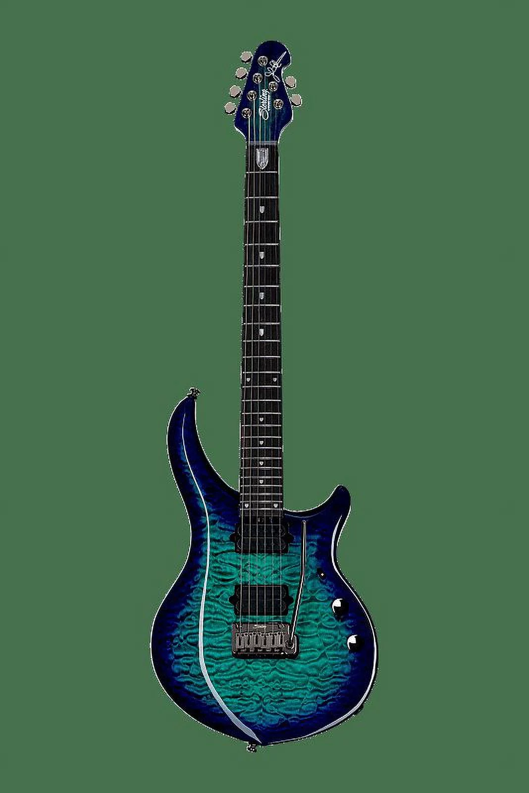 Sterling by Music Man Majesty DiMarzio John Petrucci Signature Electric Guitar (Cerulean Paradise)