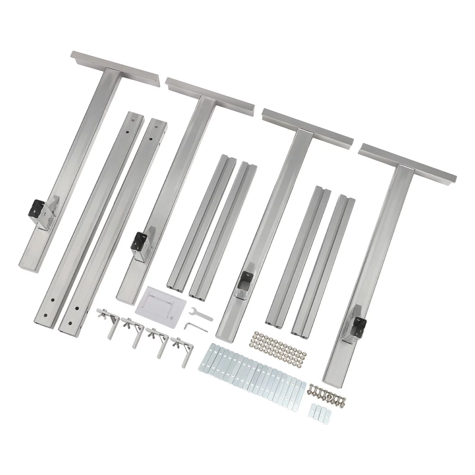 Adjustable Width 800lb 2*Truck Rack 71x14x34in Pick up Truck Ladder Rack Trailer