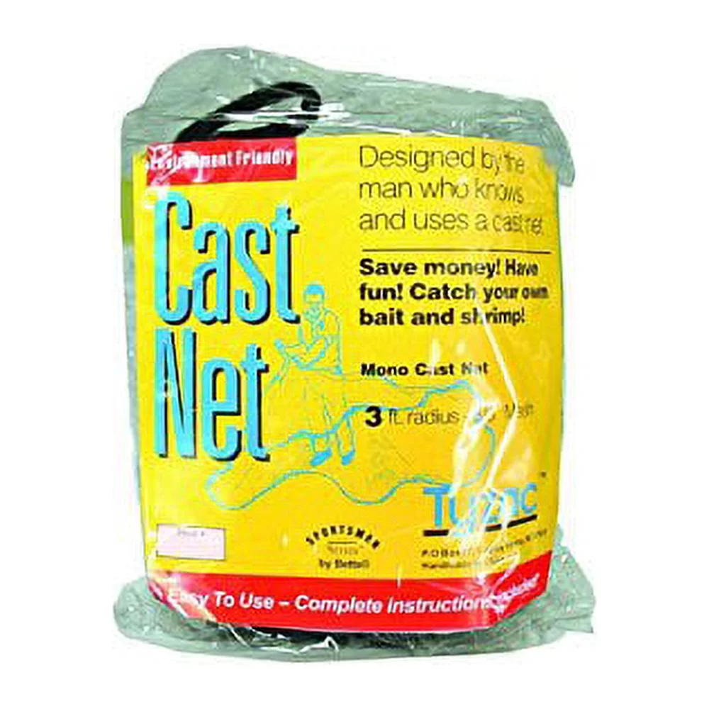 Betts Tackle CM5 5 ft. 3.3 in. Tech Mono Cast Net