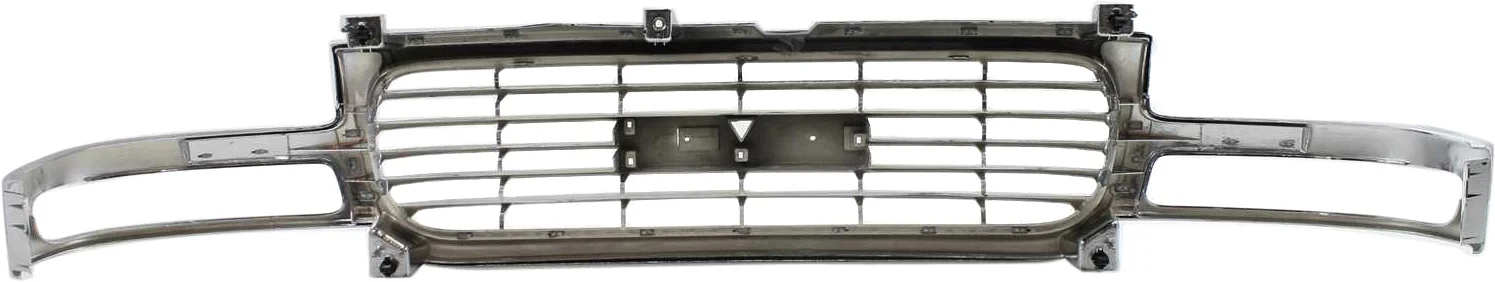 Grille Assembly Compatible with GMC SIERRA 1500/2500 1999-2002 / YUKON 2000-2006 All Chrome