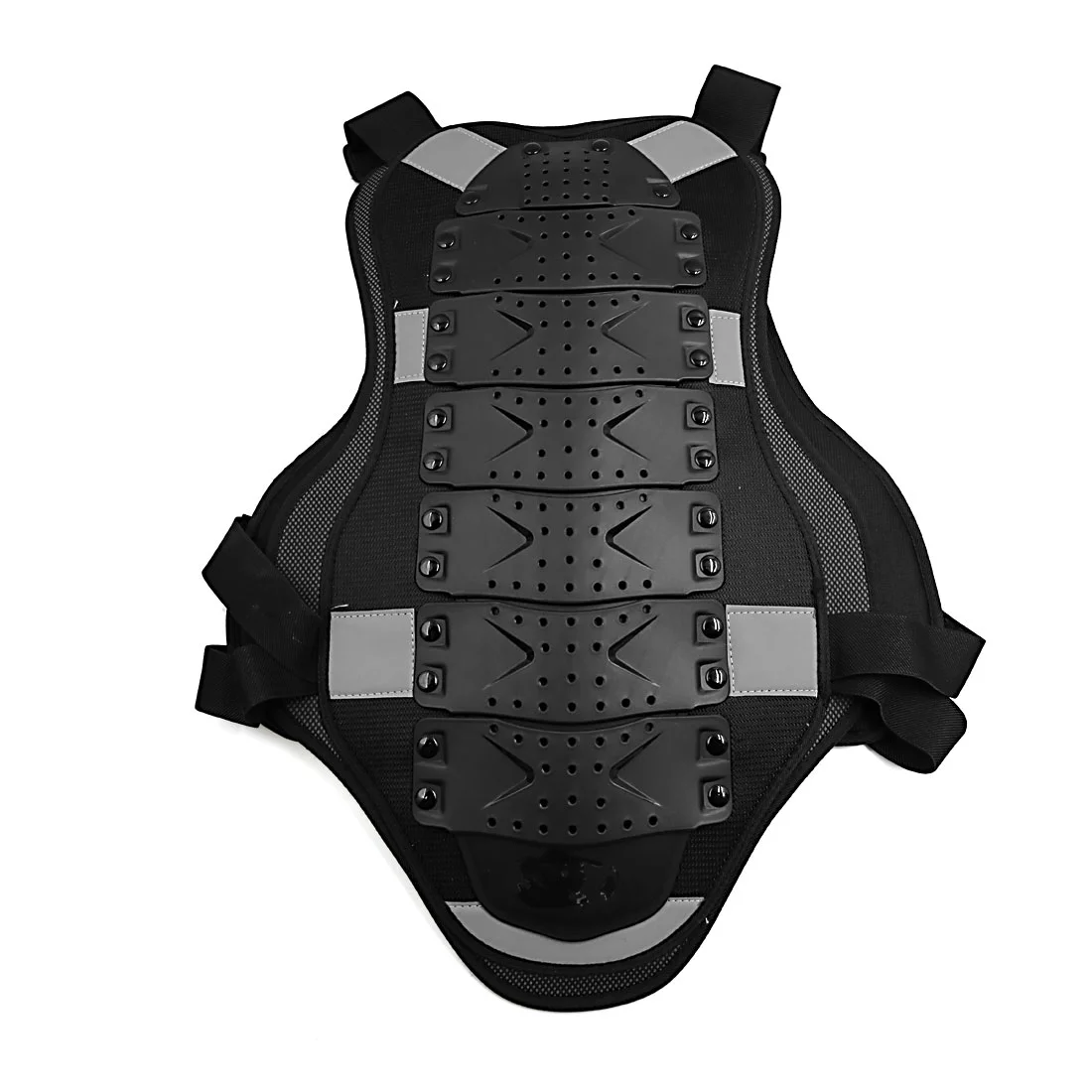 Unique Bargains Black Adult Motorcycle Protective Body Armor Vest Guard Protector Jacket Gear XL