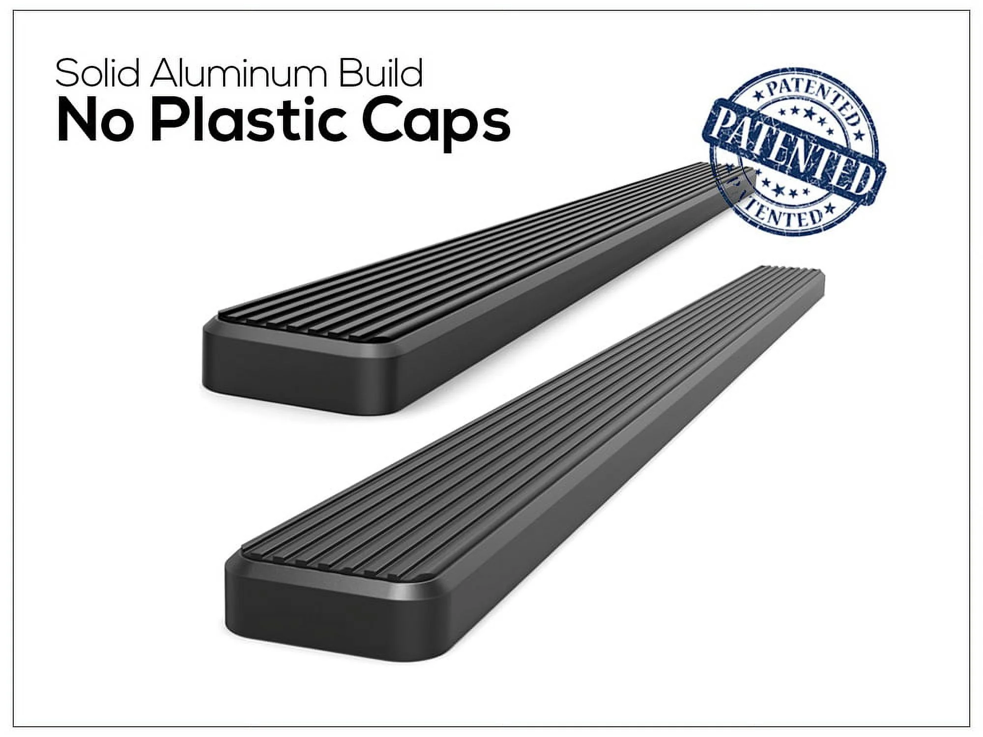 APS iBoard Running Boards 5 inches Matte Black Compatible with Acura MDX 2007-2010 (Nerf Bars Side Steps Side Bars)