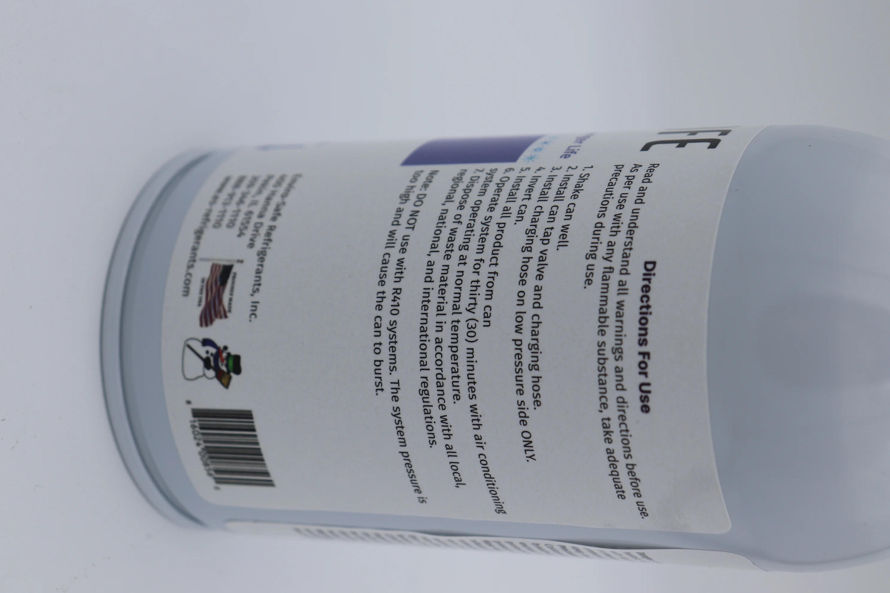 Envirosafe Arctic Air for R-12, 1 Can and a Charging Gauge, R12 Arctic Air