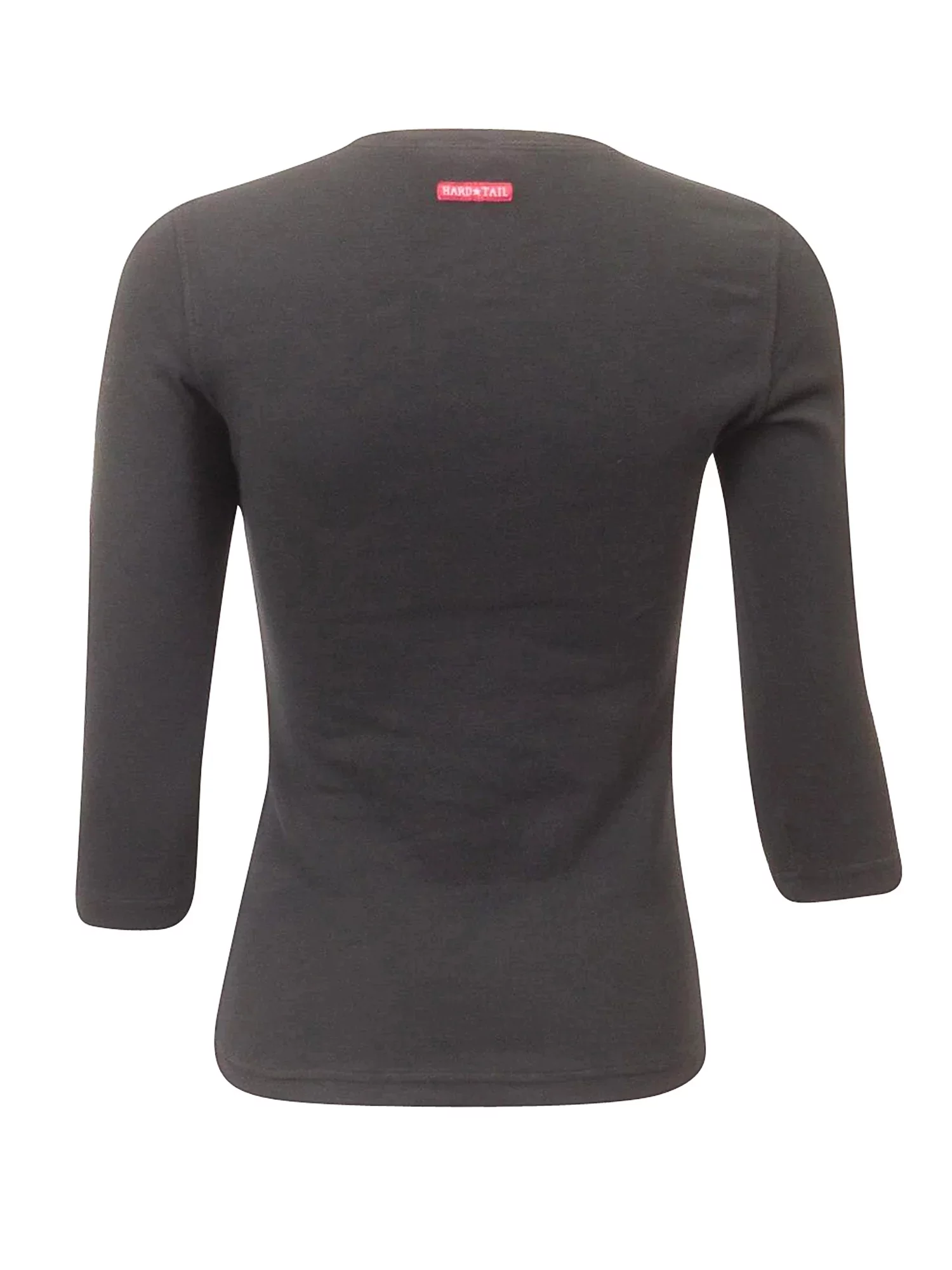 Hardtail V-neck Three Quarter Sleeve T-shirt T-193