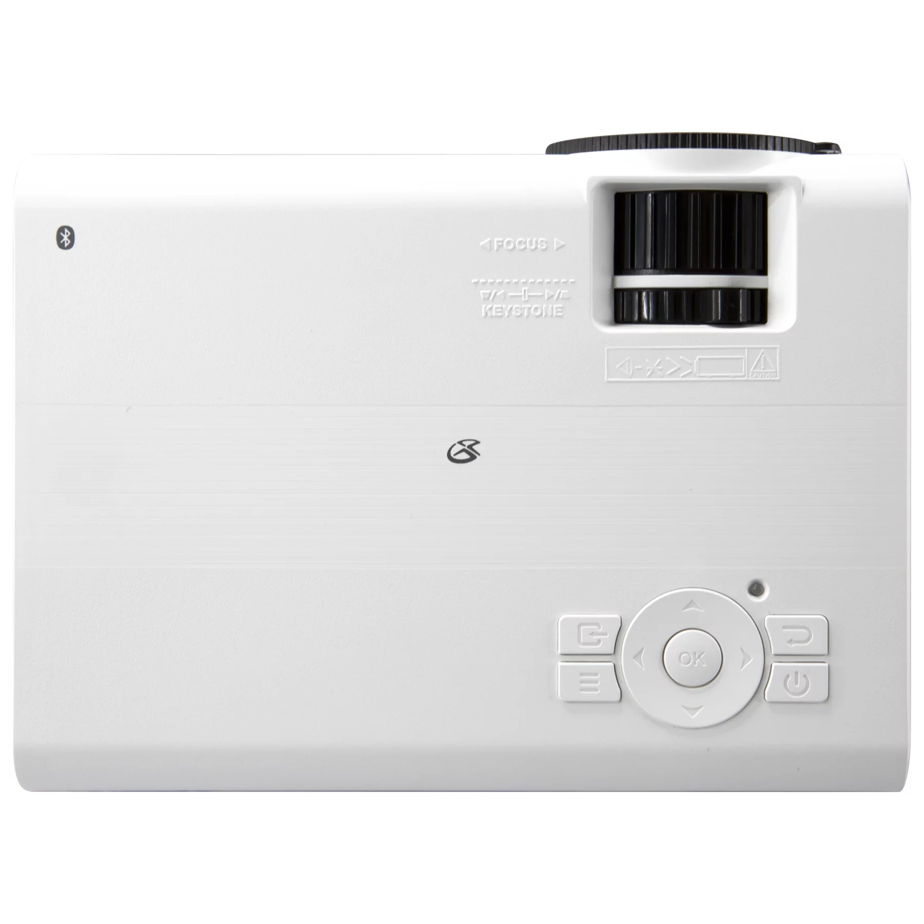 1080p USB Mini Projector in White
