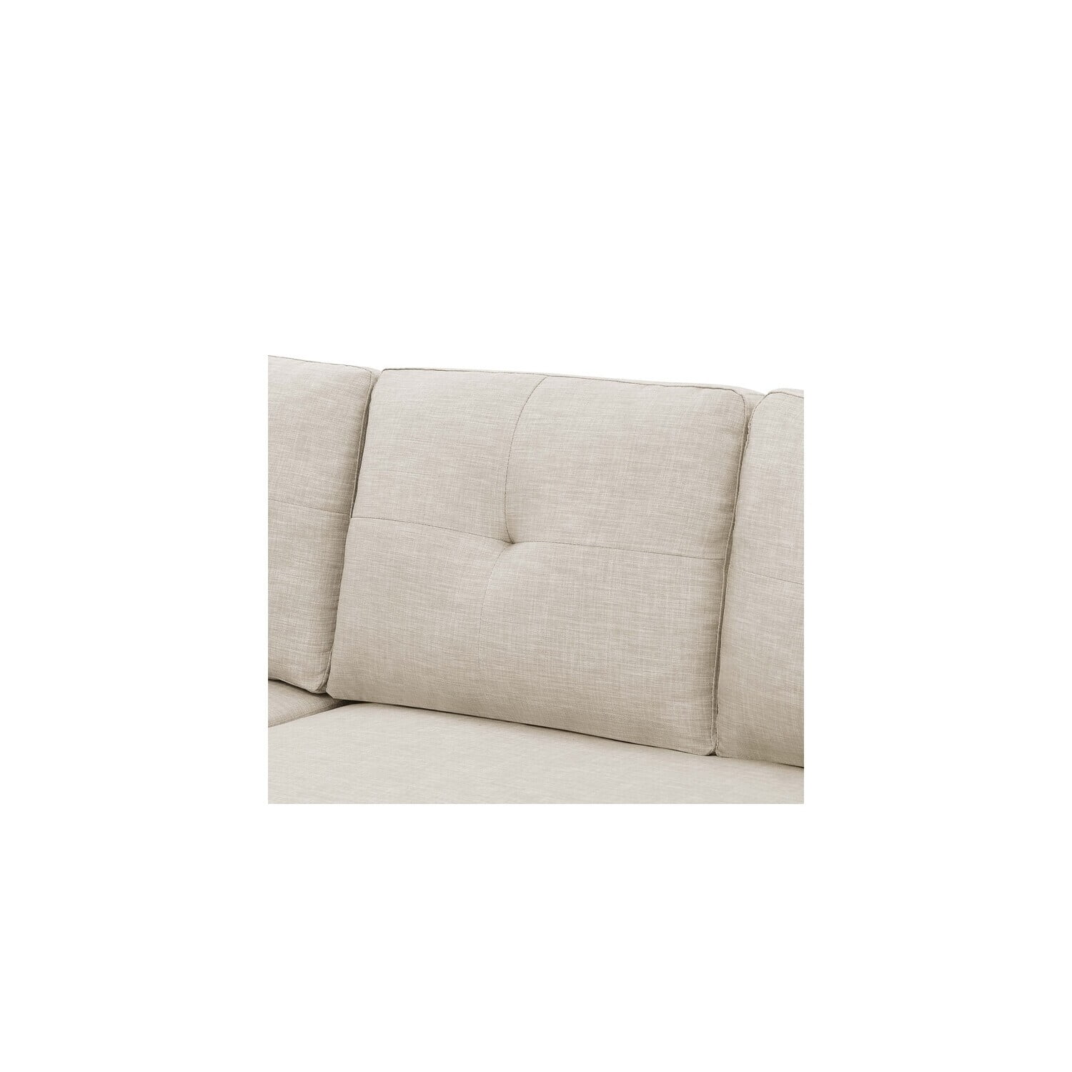 HomeStock L-Shaped Upholstered Sectional
