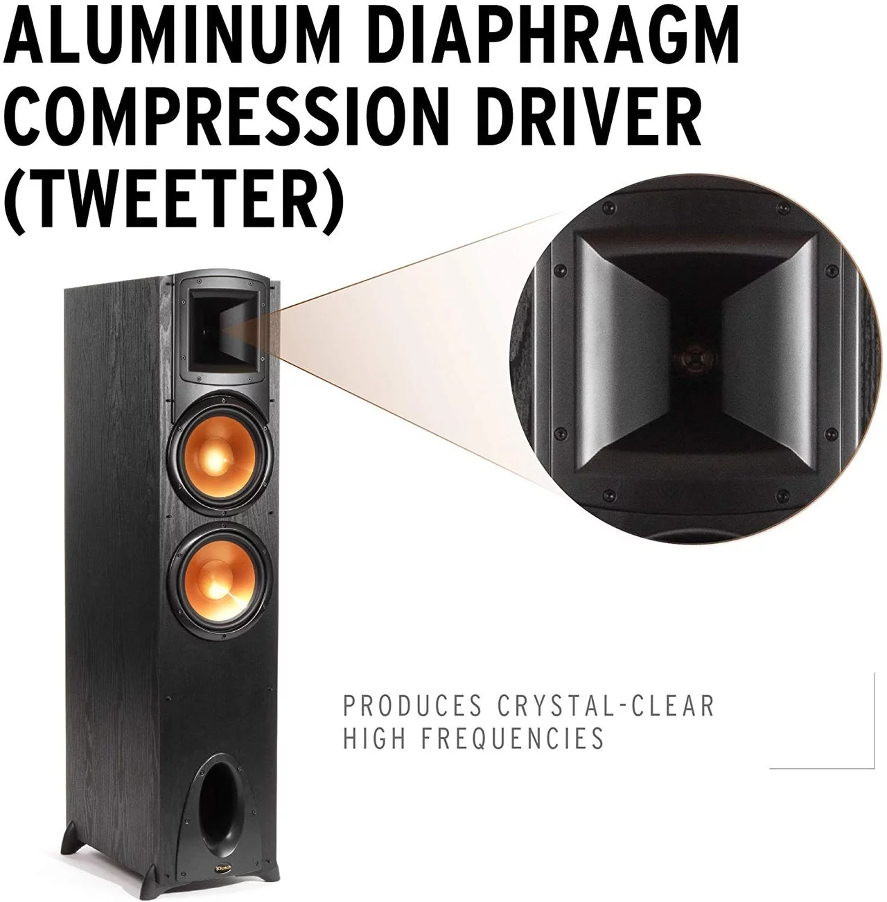 Klipsch F-300-BLACK Synergy Black Label Floorstanding Speaker (2019)