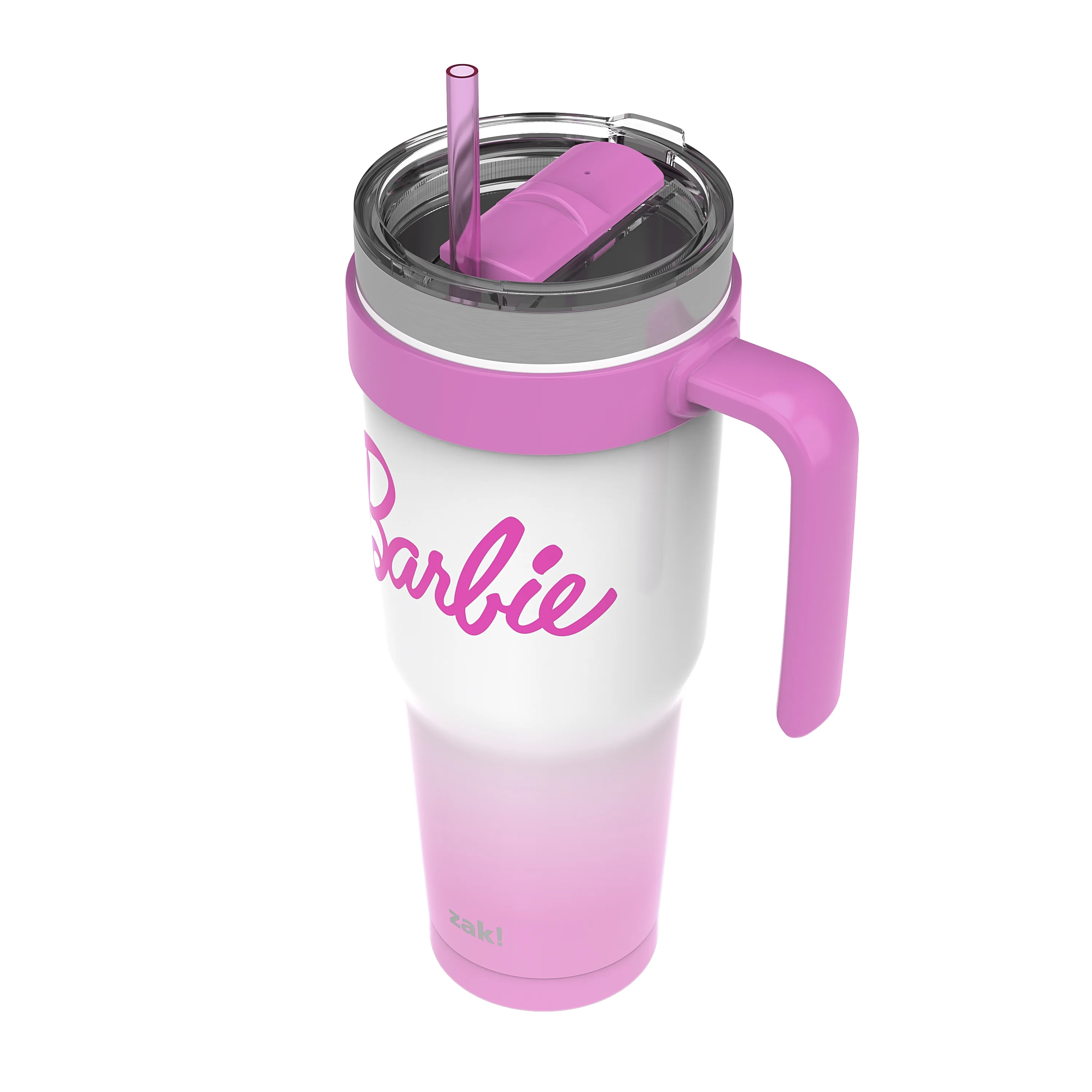 Barbie 40oz Double Wall Stainless Steel Waverly Tumbler - Pink Ombre