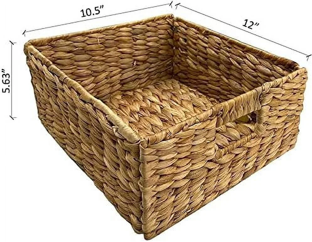 GVJMTKP 3 Tier X-Side End  Cabinet with 6 Wicker Baskets  White