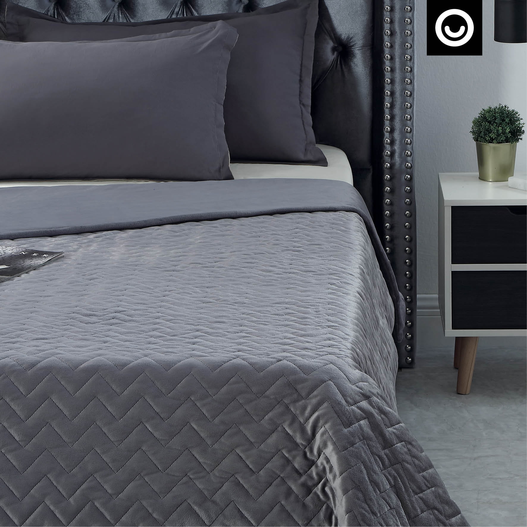 Eshe Cotton Weighted Blanket-Calm Sleeping Quilted Cover