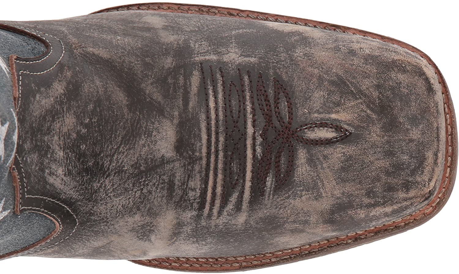 Roper 12In Mens Brown Leather American Flag Cowboy Boots 9EE