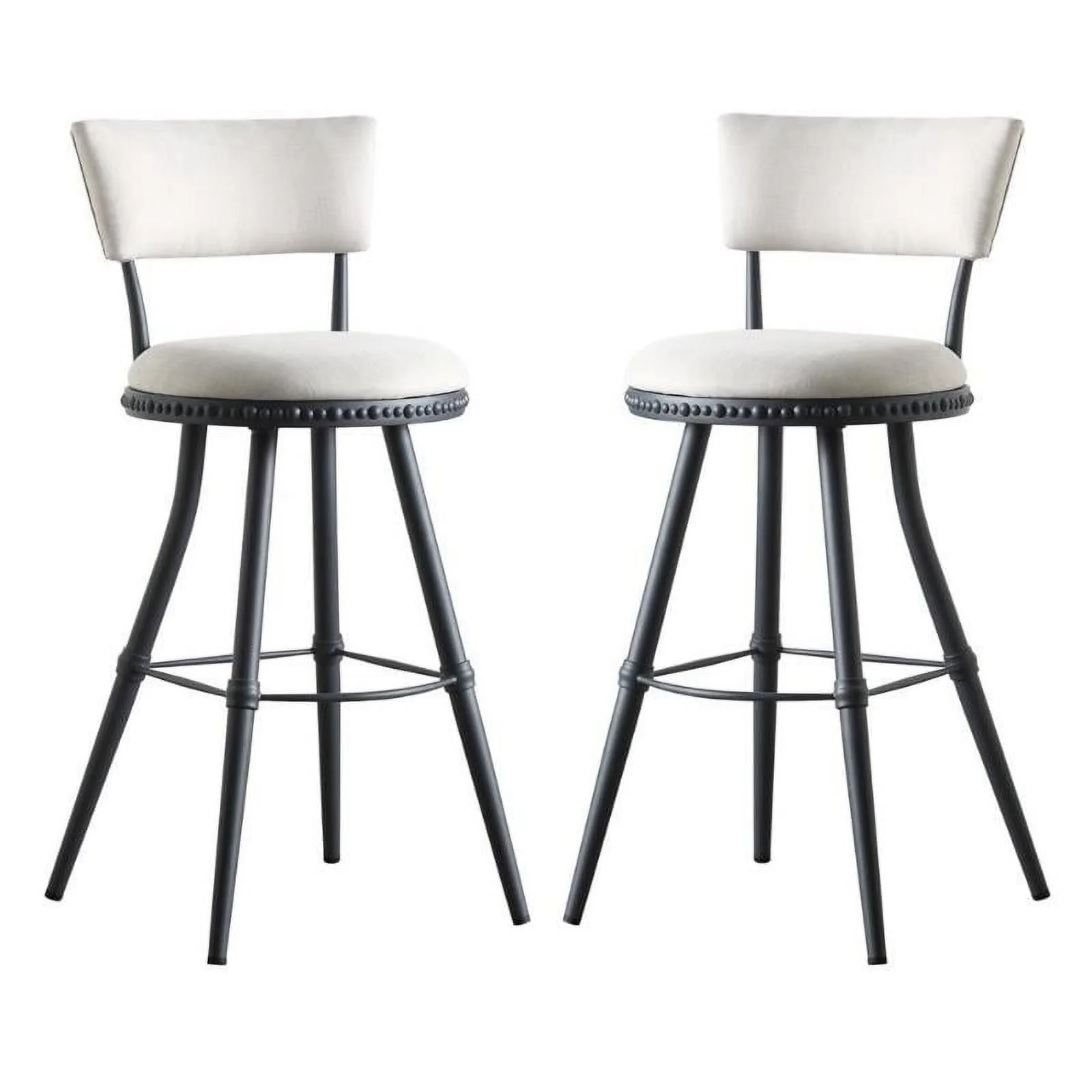 Home Square Benton Metal Upholstered 31