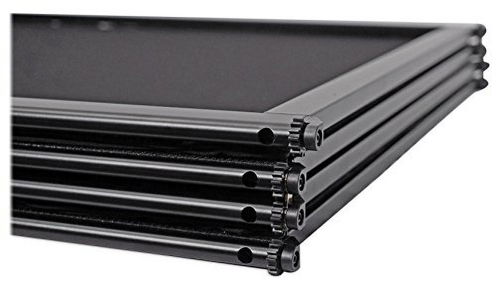 Rockville DJ Event Facade Light Weight Metal Frame Booth+Travel Bag+Scrim (RFAAC)