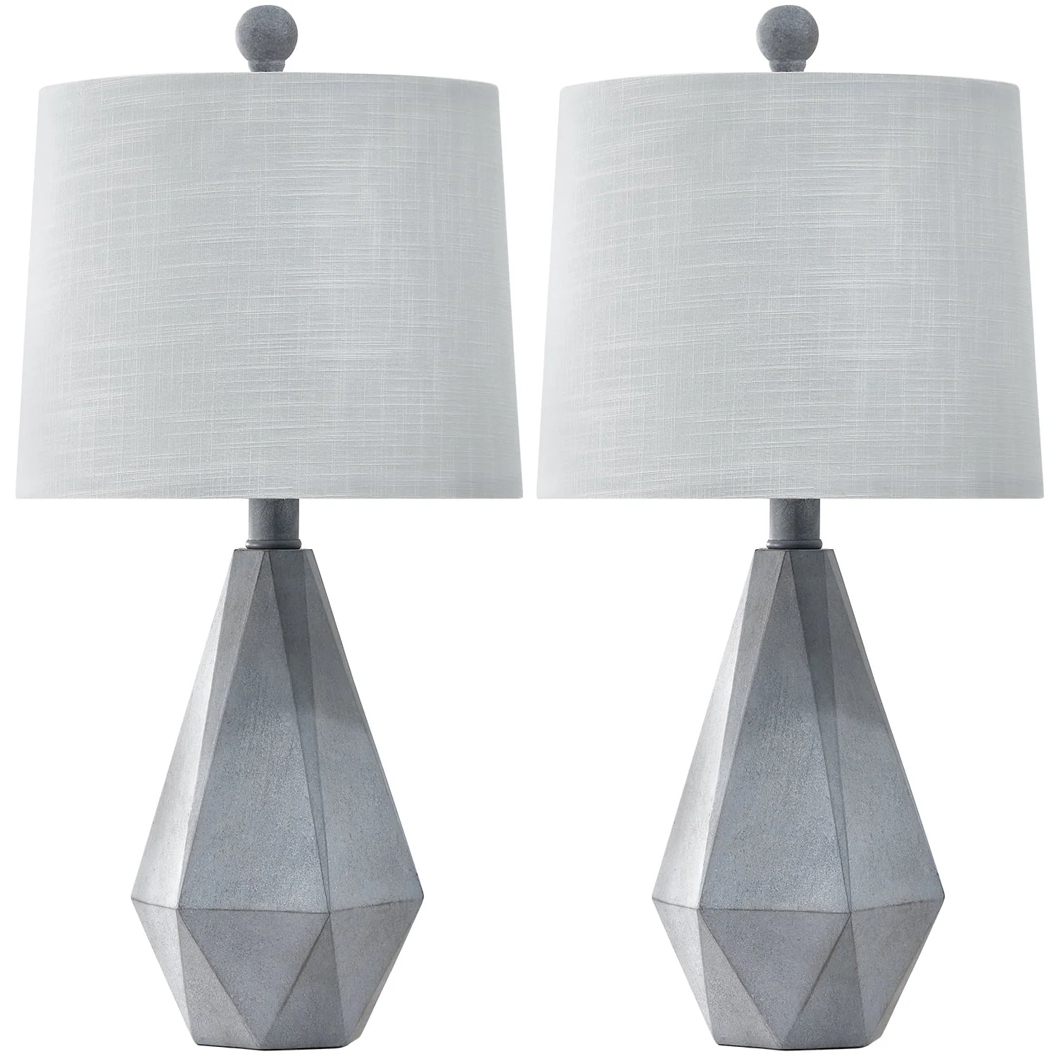 Oneach Farmhouse Table Lamps Set of 2 for Living Room Bedroom 20.25