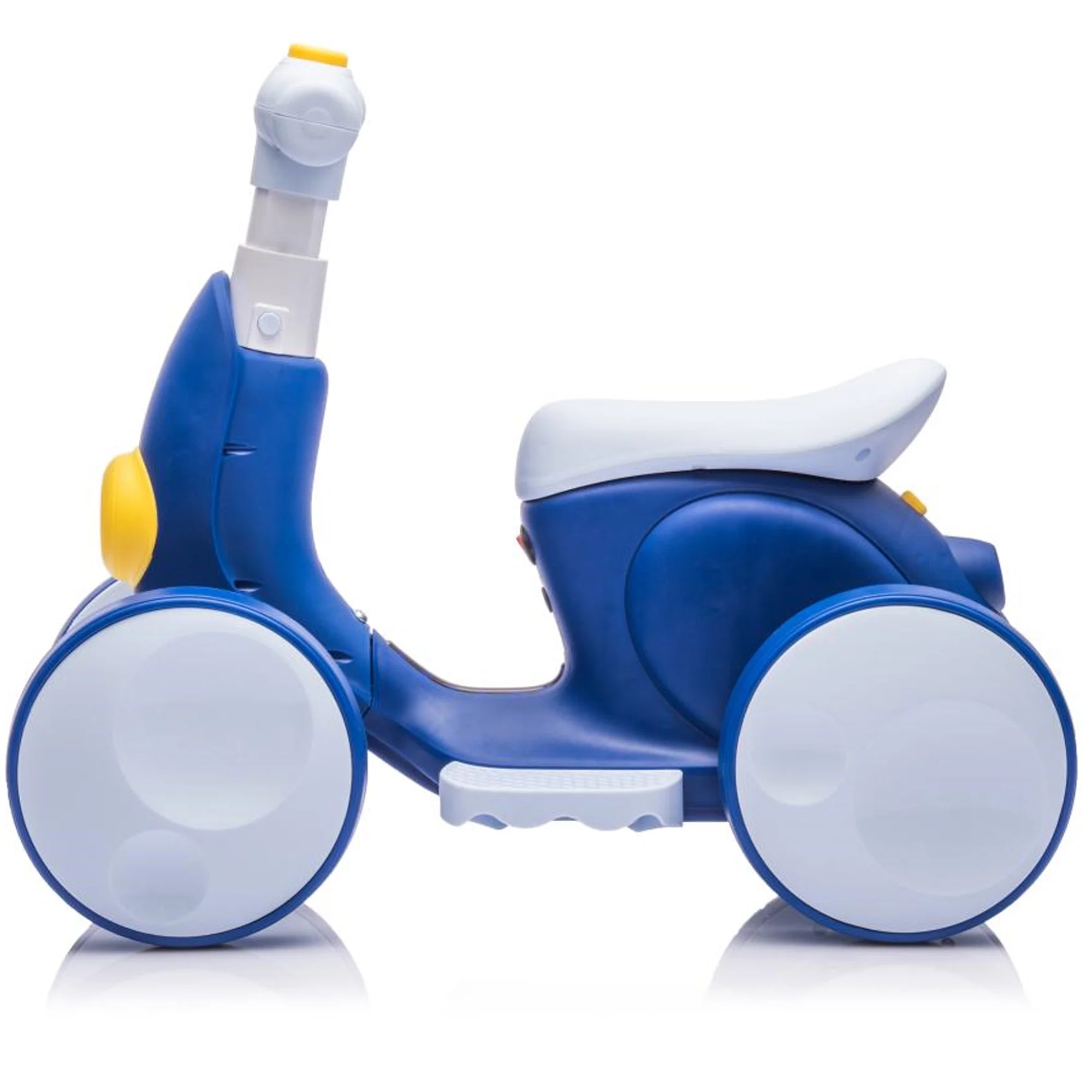 Toddler Car 6V Ride On Toys, Electric Vehicles for Boys & Girls 1 2 3 Years Gift with Remote Control, Bubble Function, LED Headlights, Music, Pedal, Horn - Navy blue