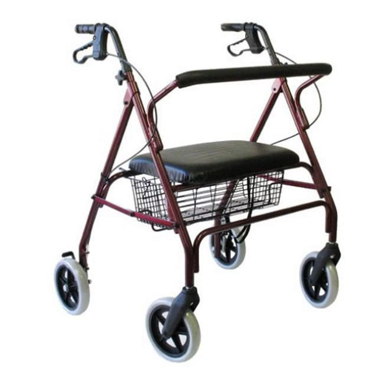 Heavy Duty Rollator-Burgundy