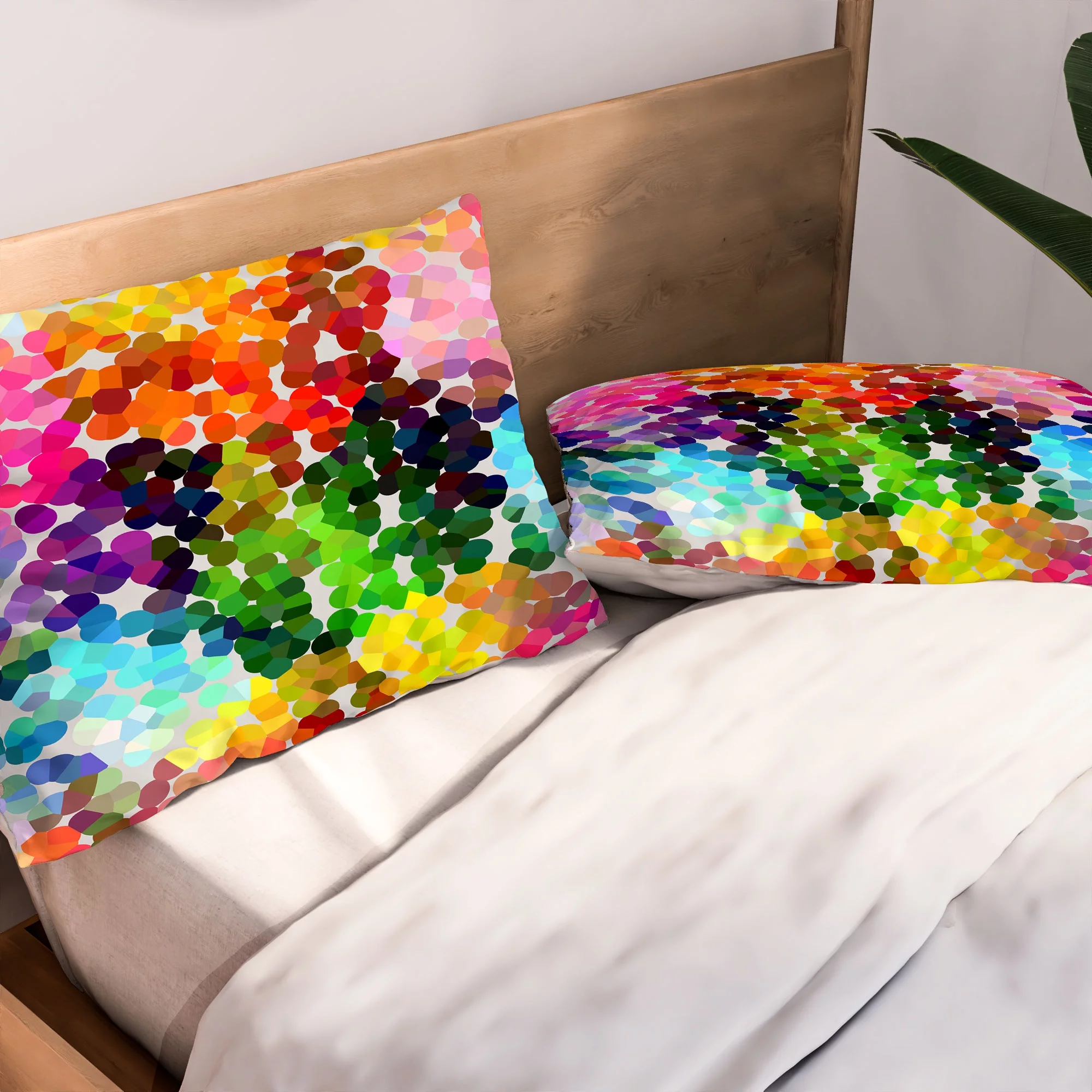 Society6 Viviana Gonzalez Vintage Mountains Line Art Pillow Sham Cotton King Set of 2 Kit