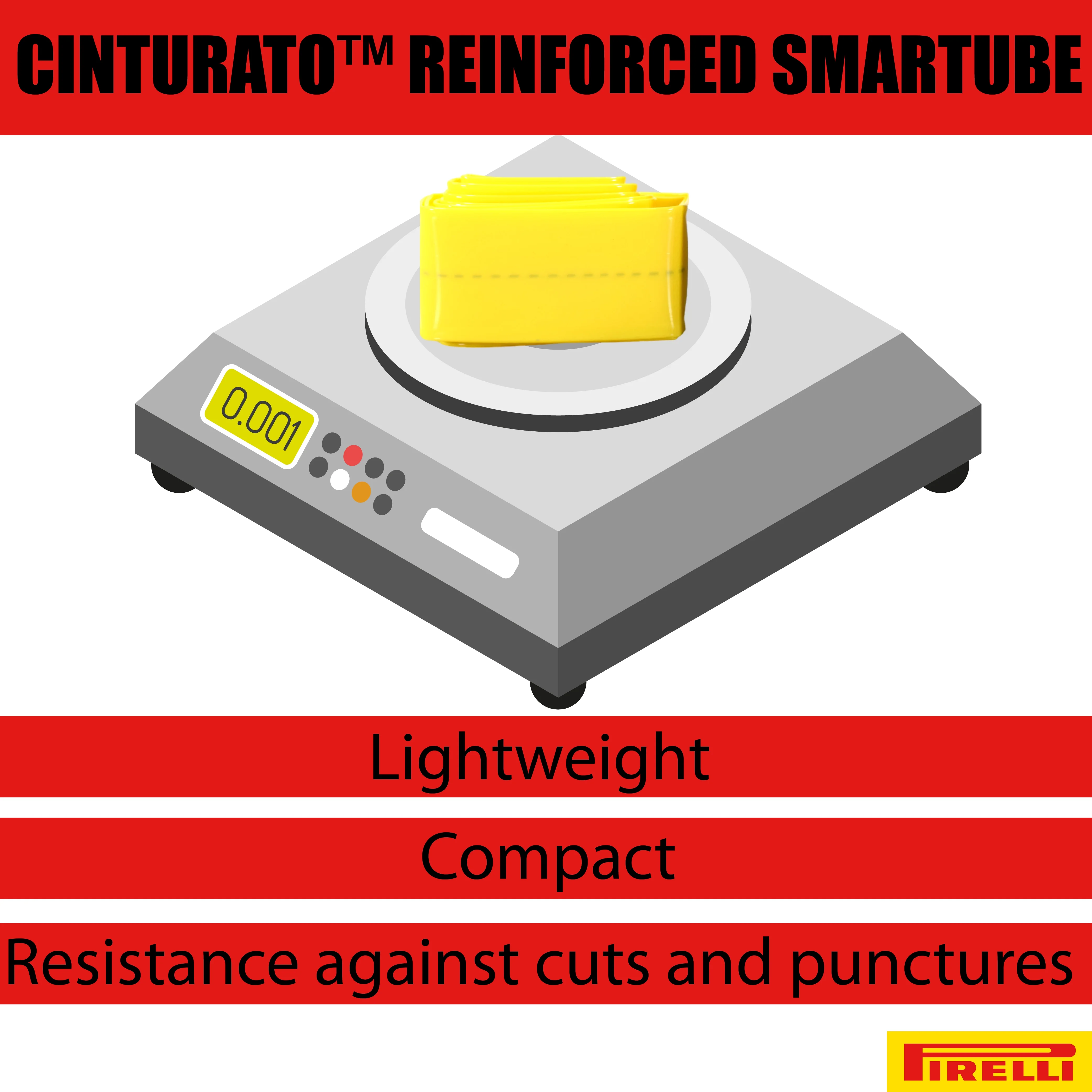 Pirelli Cinturato GRAVEL M Classic 45-584 (650x45c) Gravel Bicycle Tire + SmarTUBE 33/45-622 Presta 60mm - 1 Pack