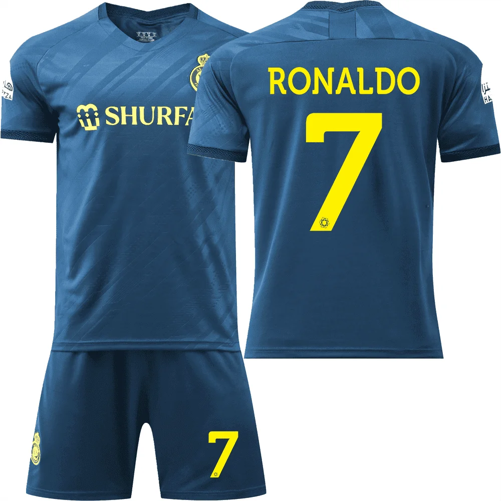 Mens/Youths 2024 Al-NASSR FC Soccer Jersey #7 Ronaldo Fans Jerseys Football Team Shirts