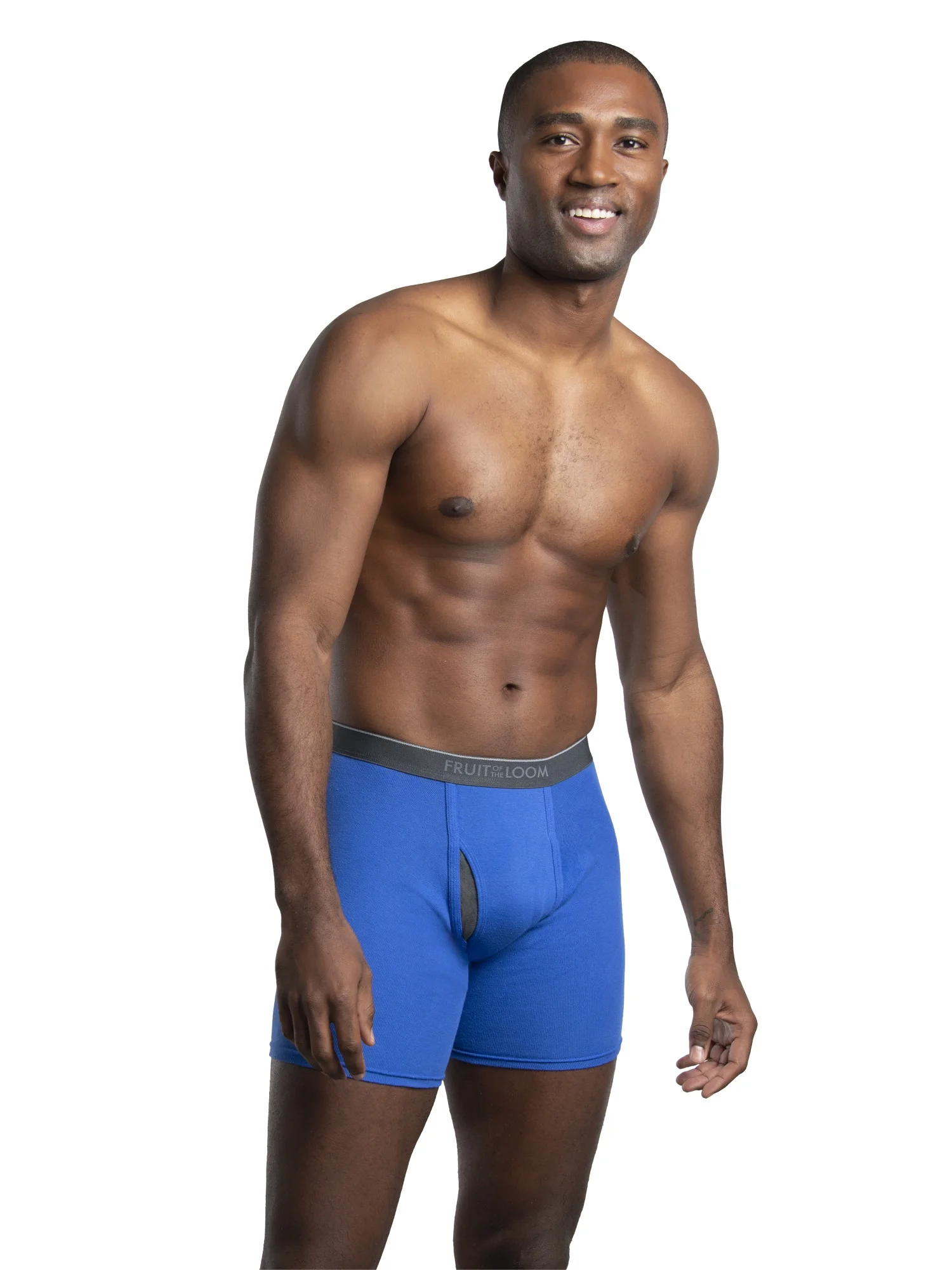 Fruit of the Loom Men's EverSoft CoolZone Fly Boxer Briefs, Super Value 10 Pack