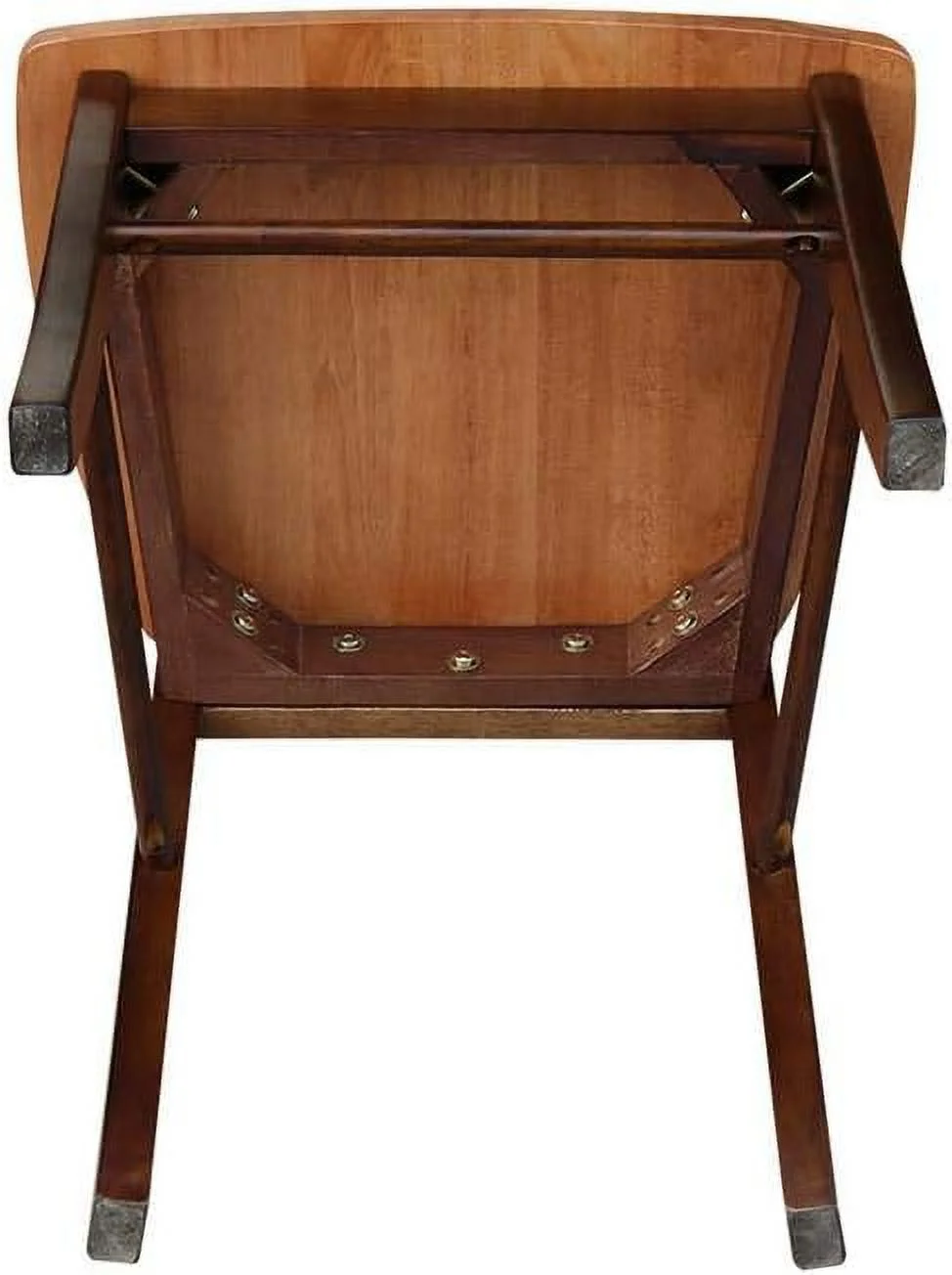 Set Of Two X-Back Dining Chair, Pecan