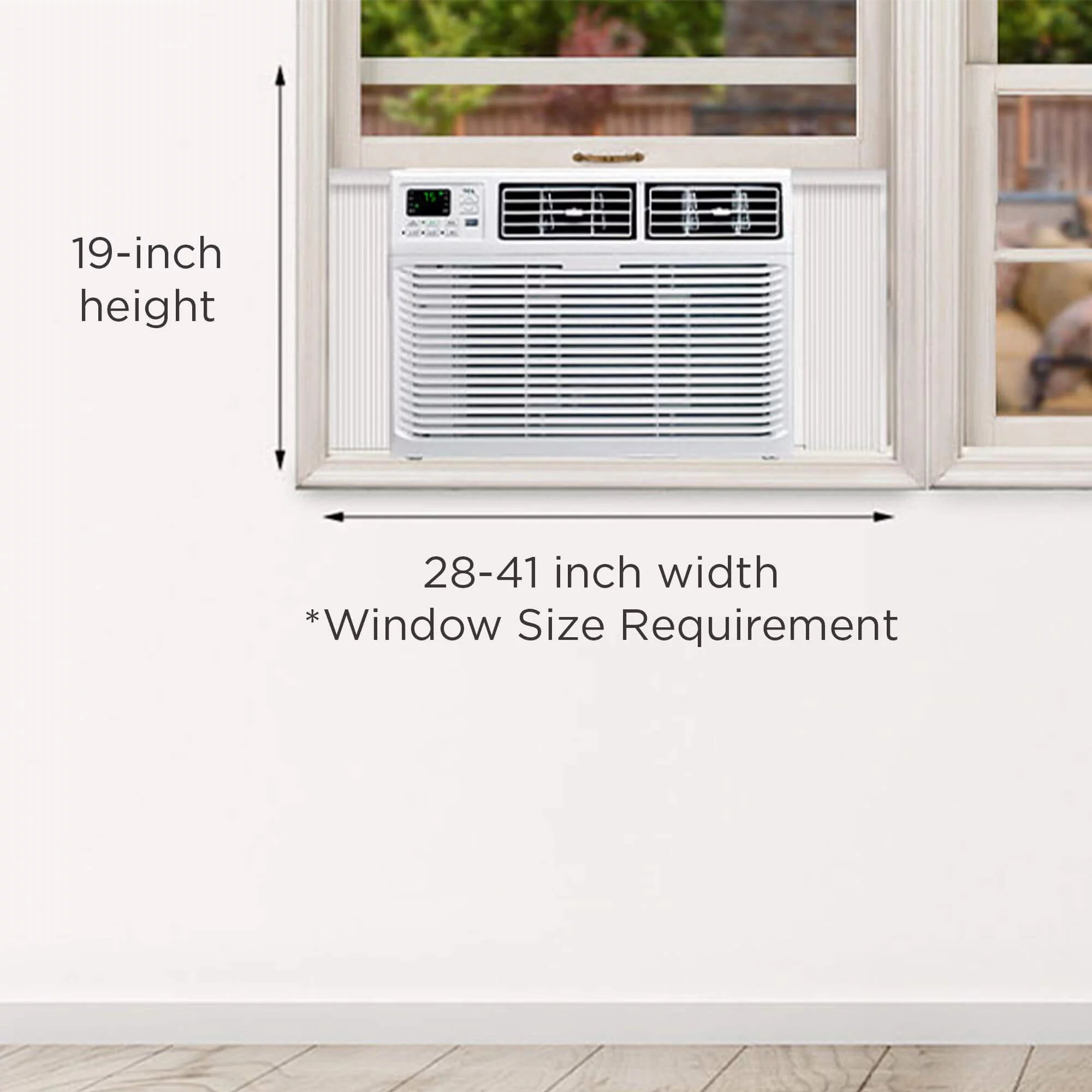 TCL Home 15,000 BTU 115-Volt Smart Window Air Conditioner with Remote, E-Star, White, 15W9E1-A