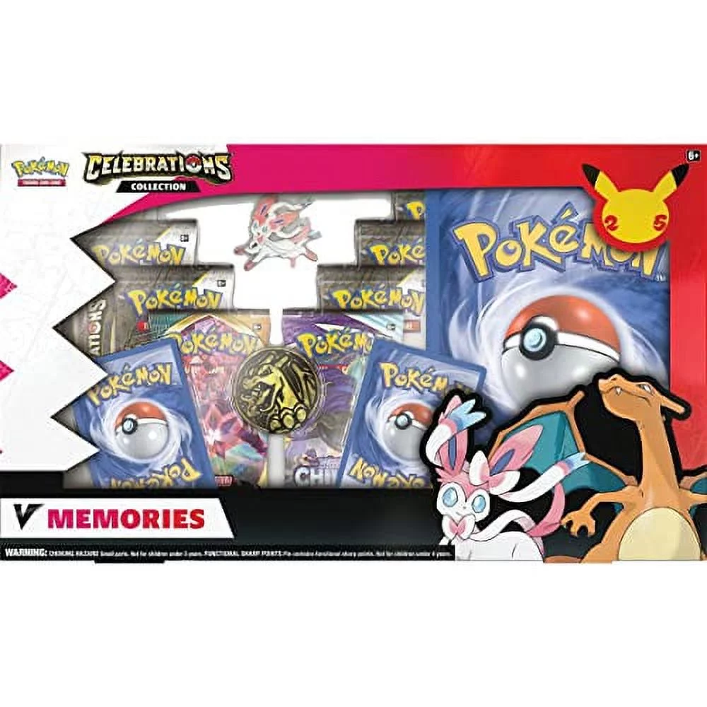 Pokemon Trading Card Game: Celebrations V Memories Collection - 8 Packs - Promos