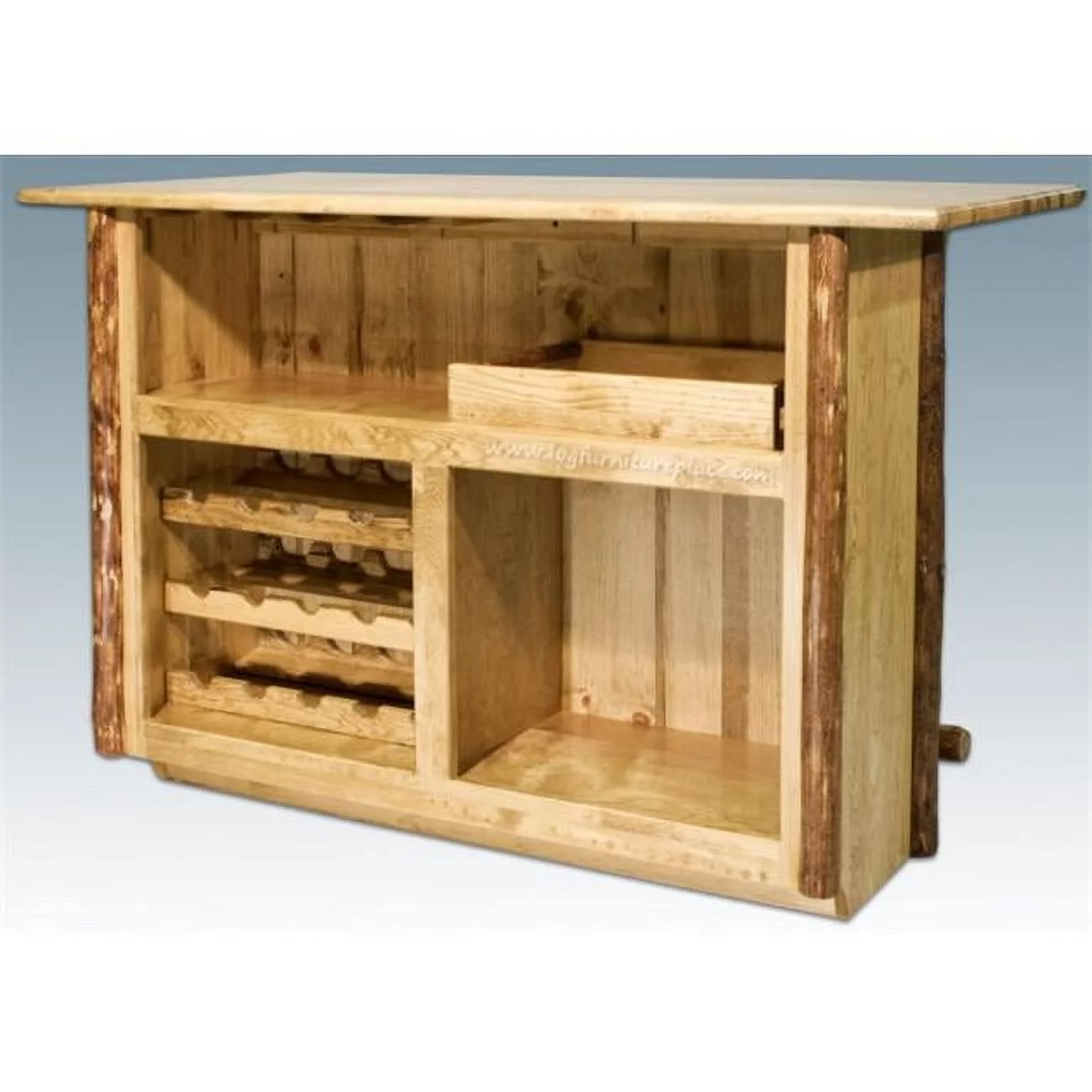 Glacier Country Deluxe Log Bar