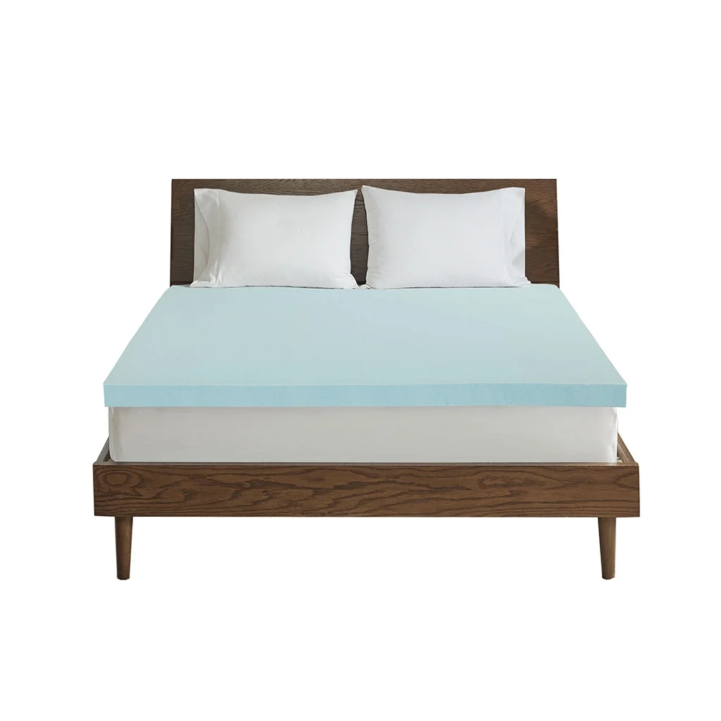 Gracie Mills Arroyo 2-inch Gel Memory Foam Mattress Topper with Moisture-Wicking Cover - GRACE-6259