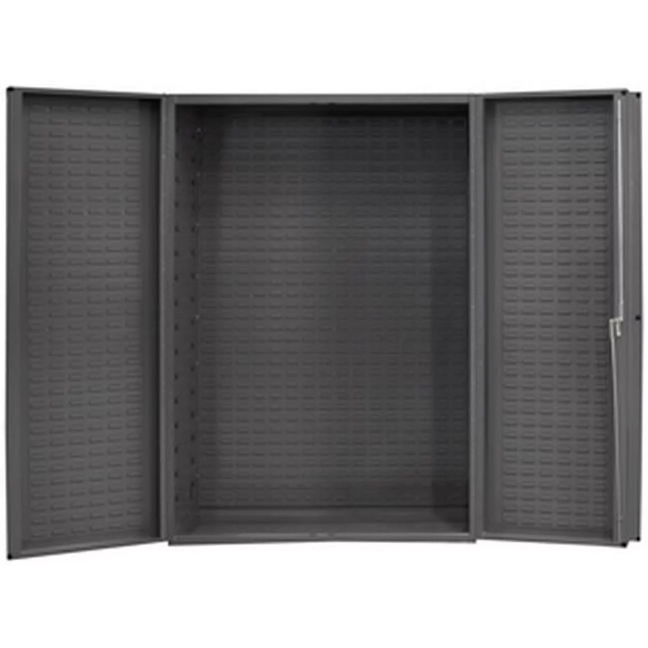 Durham  14 Gauge Heavy Duty Lockable Cabinet with Deep Door Style - Gray - 48 x 24 x 72 in.