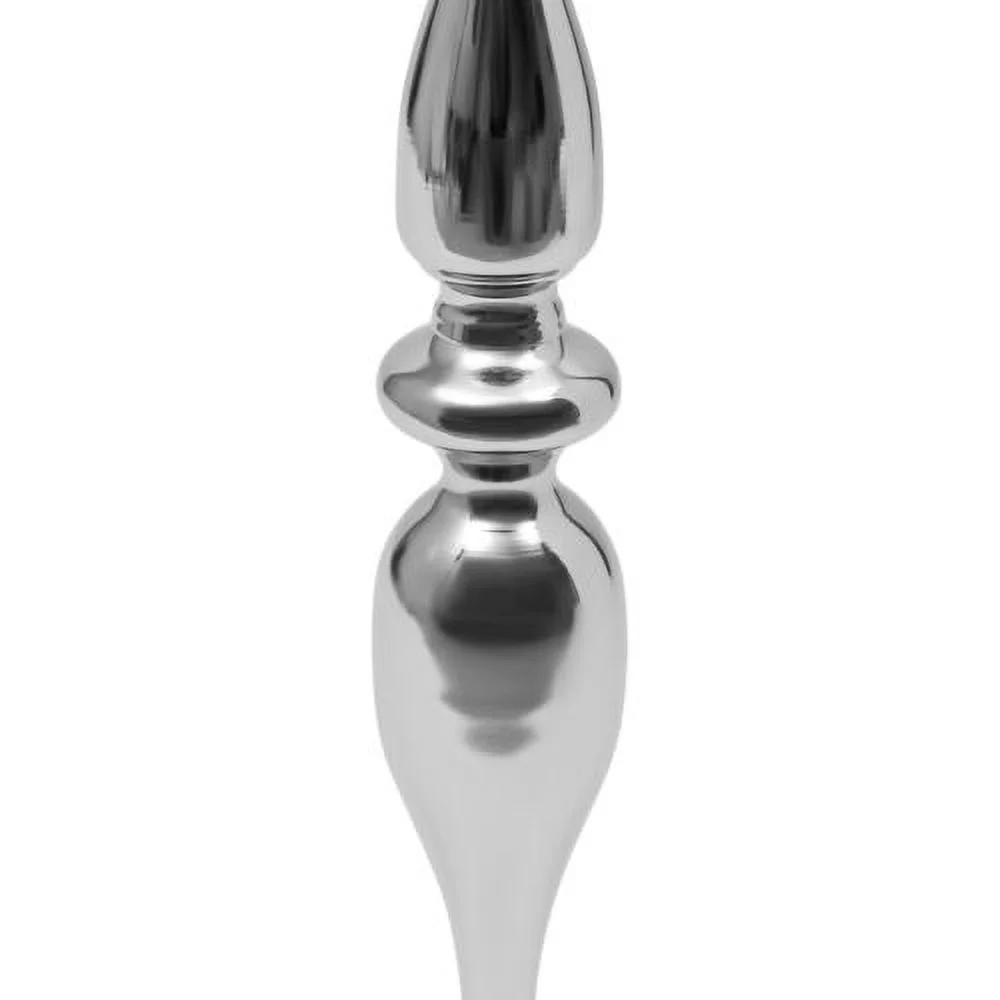 10 PCS Metal Silver Flower Vase Wedding Table Centerpieces Crystal Flower Stand