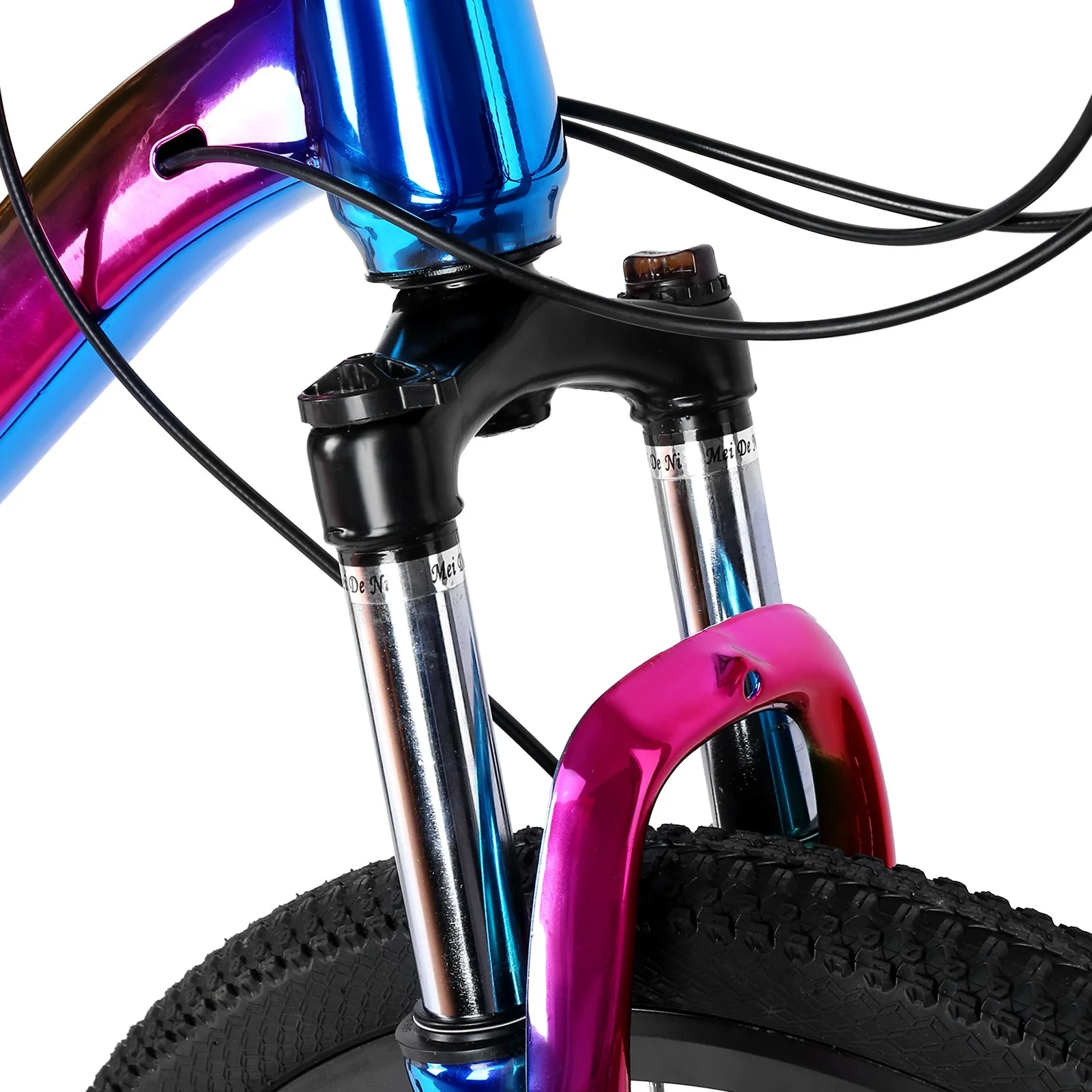 Wlmcg 27.5 Inch Mountain Bike With 21 Speed Dual Disc Brakes Full Suspension Non-slip