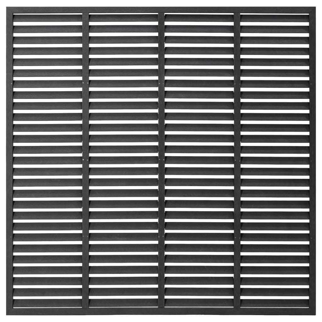 vidaXL Louver Fence WPC 70.9