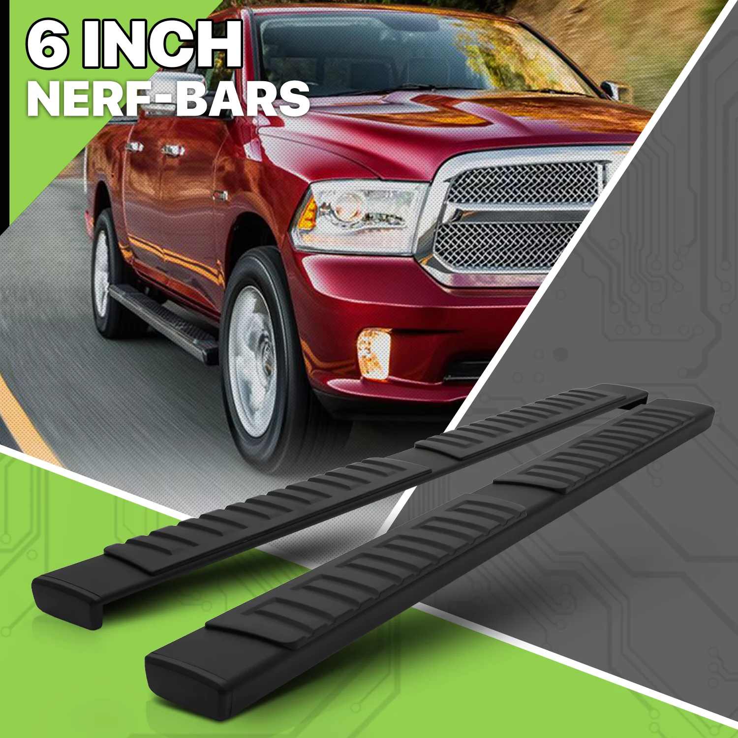 Magshion Set of 2 Black 6