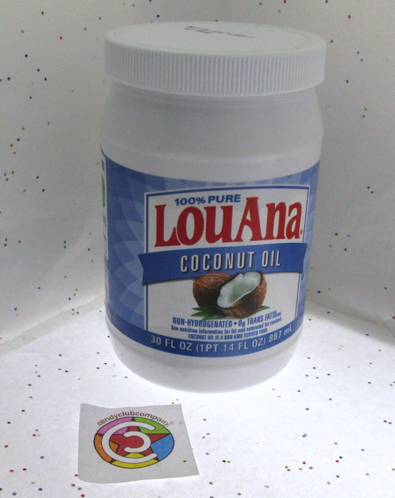 LouAna Coconut Oil 100% Pure, 30 Fl Oz
