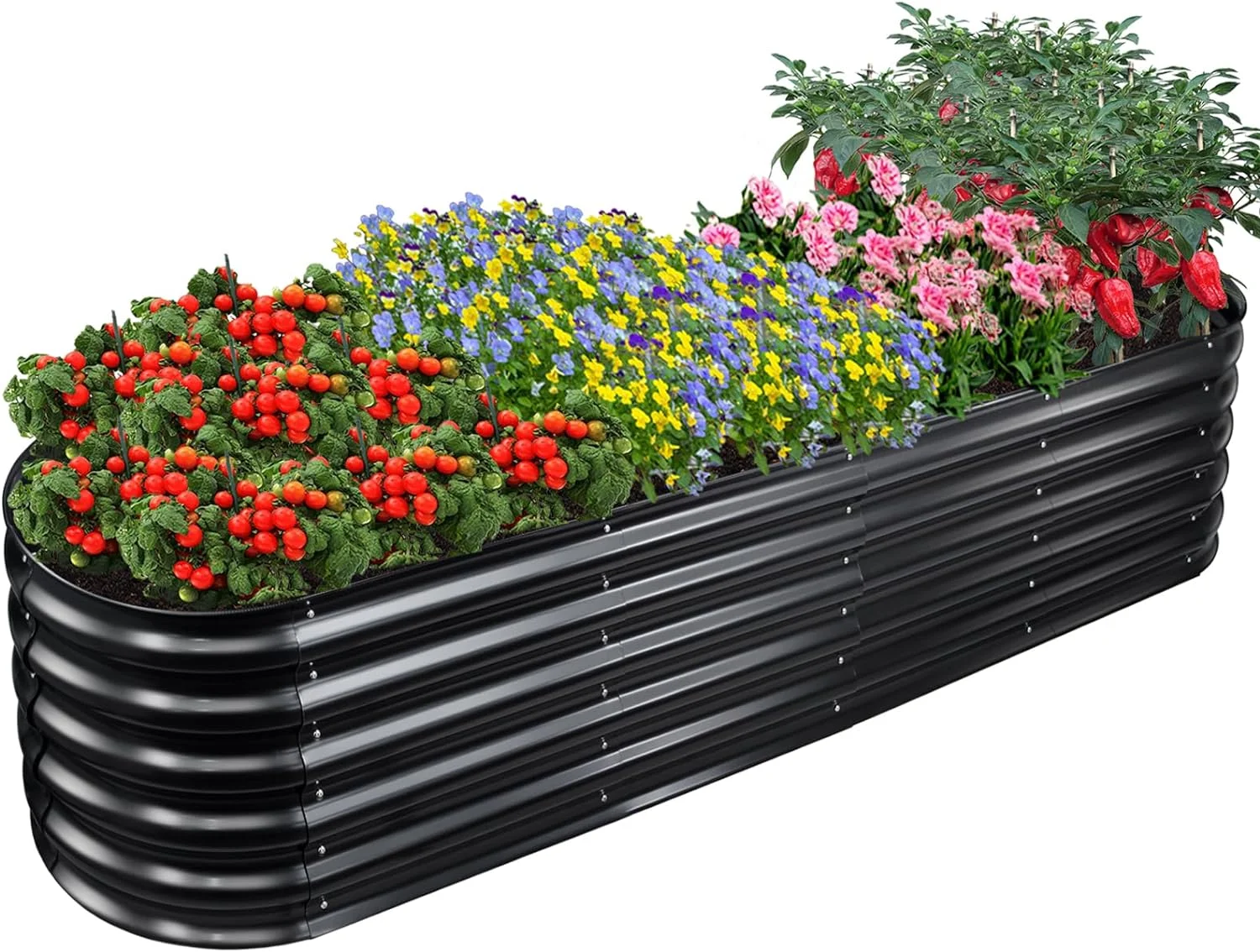 Metal Raised Bed Garden Bed Kit, 17