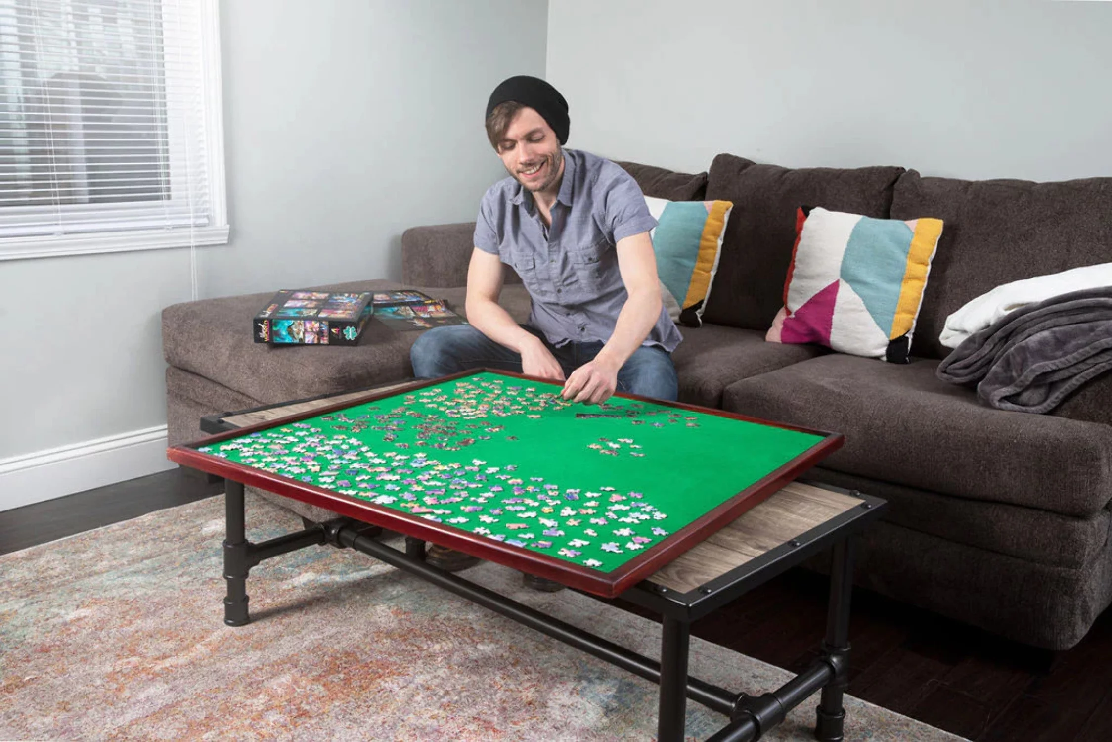 Jigsaw Puzzle Spinner Table 34