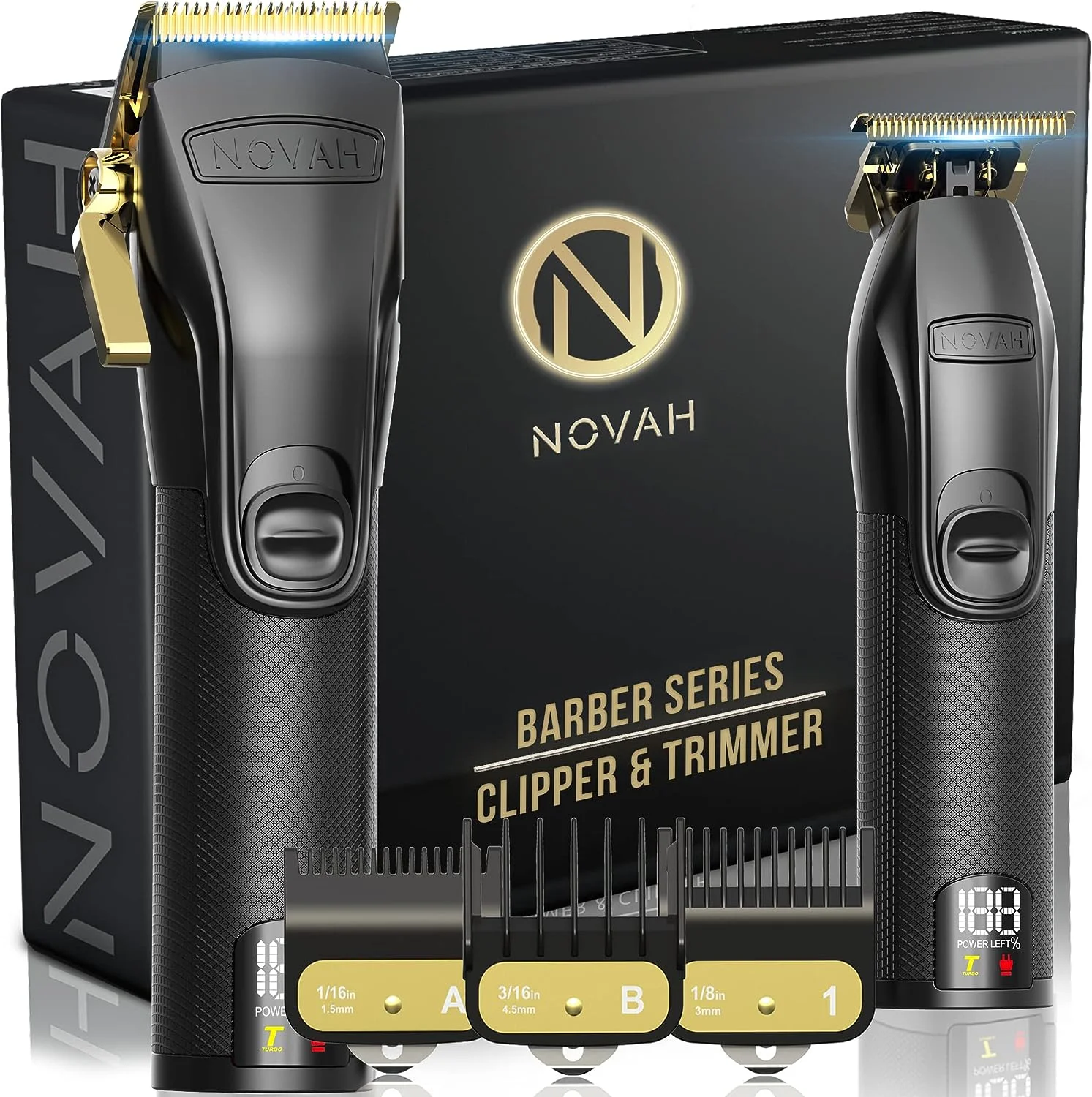 Novah® Barber Series Hair Clipper and Trimmer Set