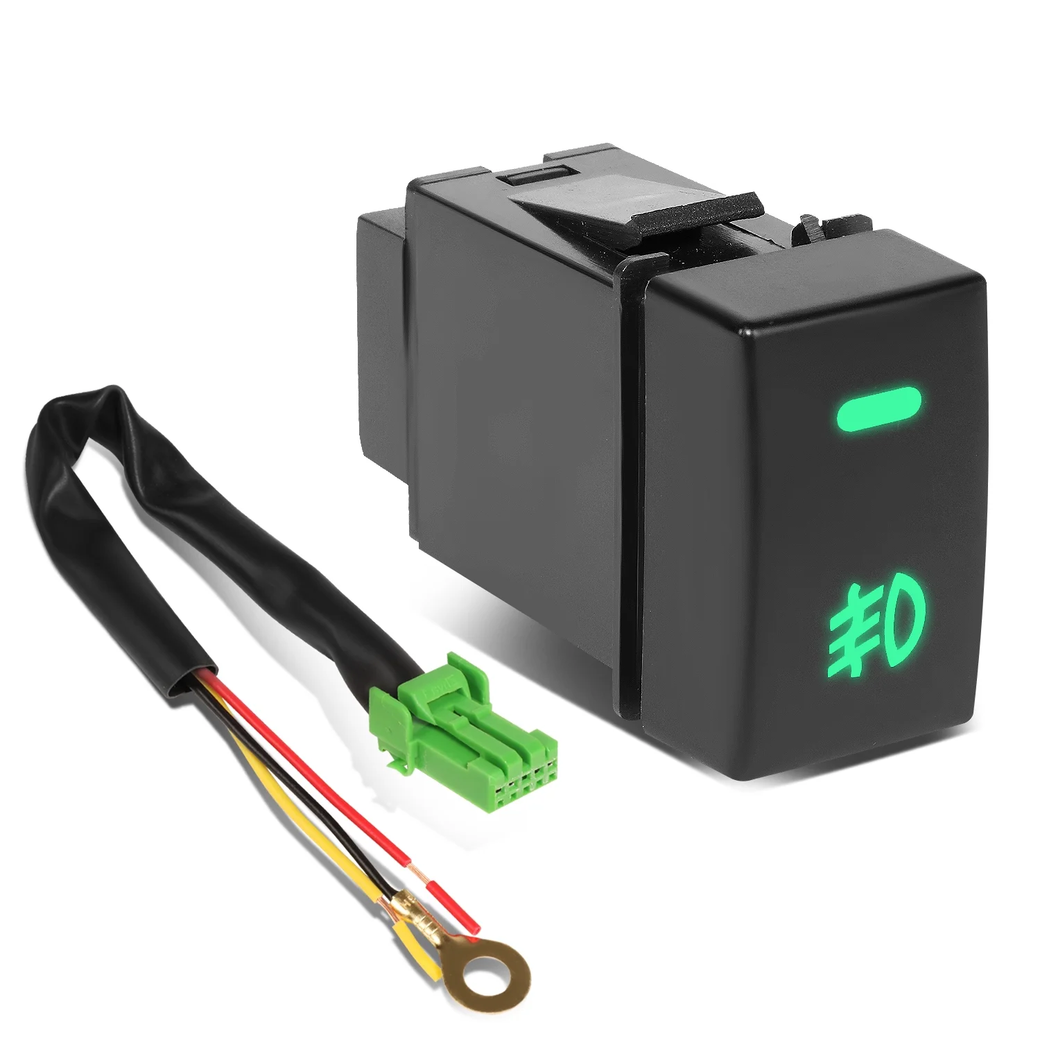 DNA Motoring FLSW-015 For 2014-2022 Honda Civic CR-V Fit HR-V Accord OE Style Dash Mounted Fog Light Lamp Switch with Wiring Harness