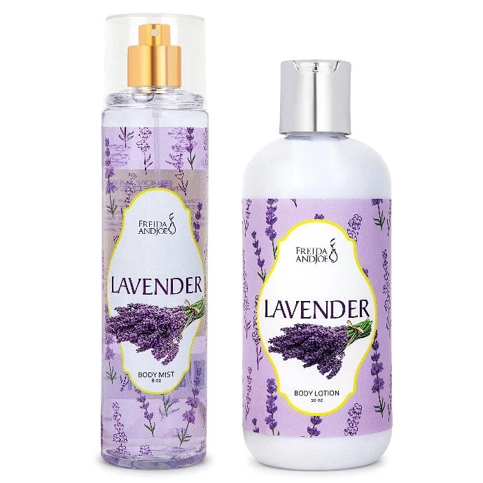 Freida & Joe Lavender Holiday Luxury Scented Body Lotion and Body Mist for Women