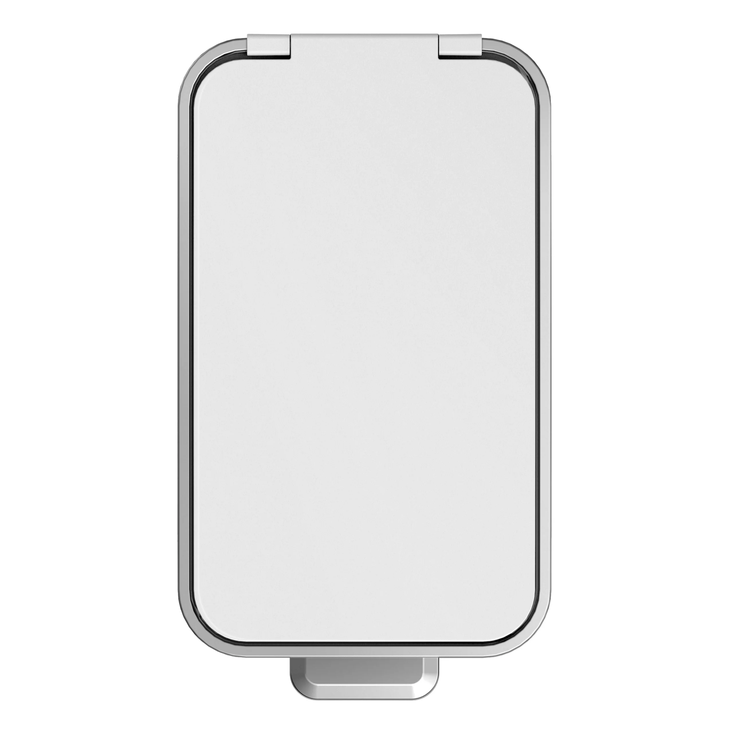 (2 pack) Better Homes & Gardens 2.5 Gallon Trash Can, Premium Plastic Step Bathroom Trash Can, White