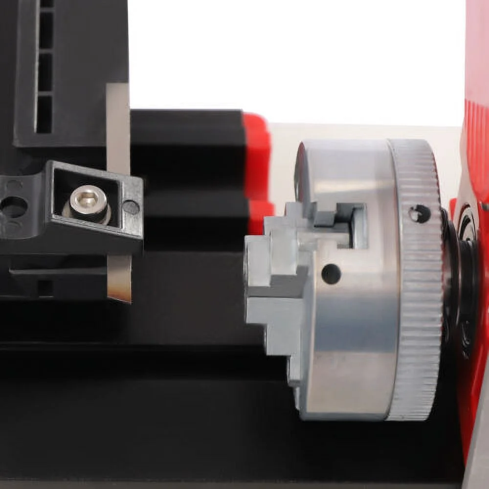 45x135mm Benchtop Mini Metal Lathe Cutting Machine For Wood Metal 12,000rpm