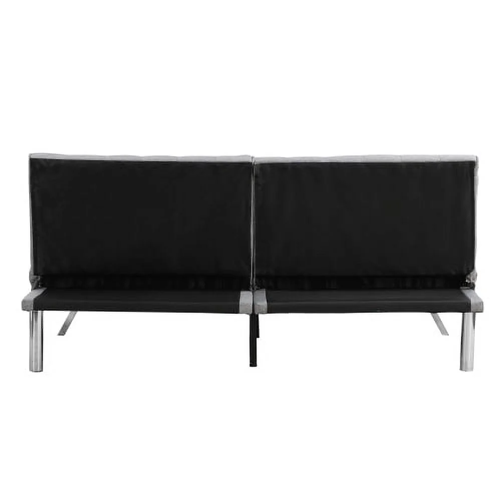 DremFaryoyo WOOD FRAME  STAINLESS LEG  FUTON  SOFA BED GREY