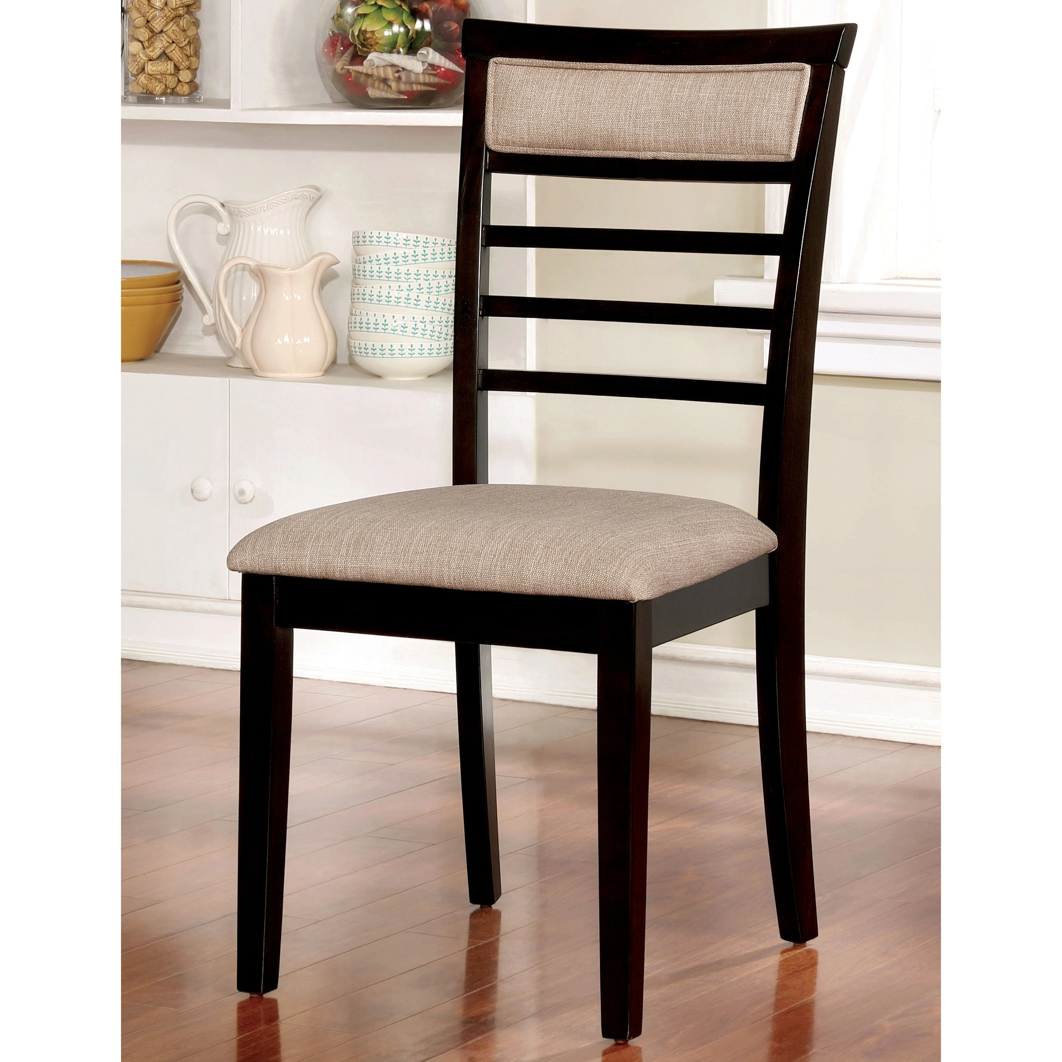 Furniture of America Keso Rustic Solid Wood 5-Piece Dining Set by  Weathered Grey Weathered, Wood Finish