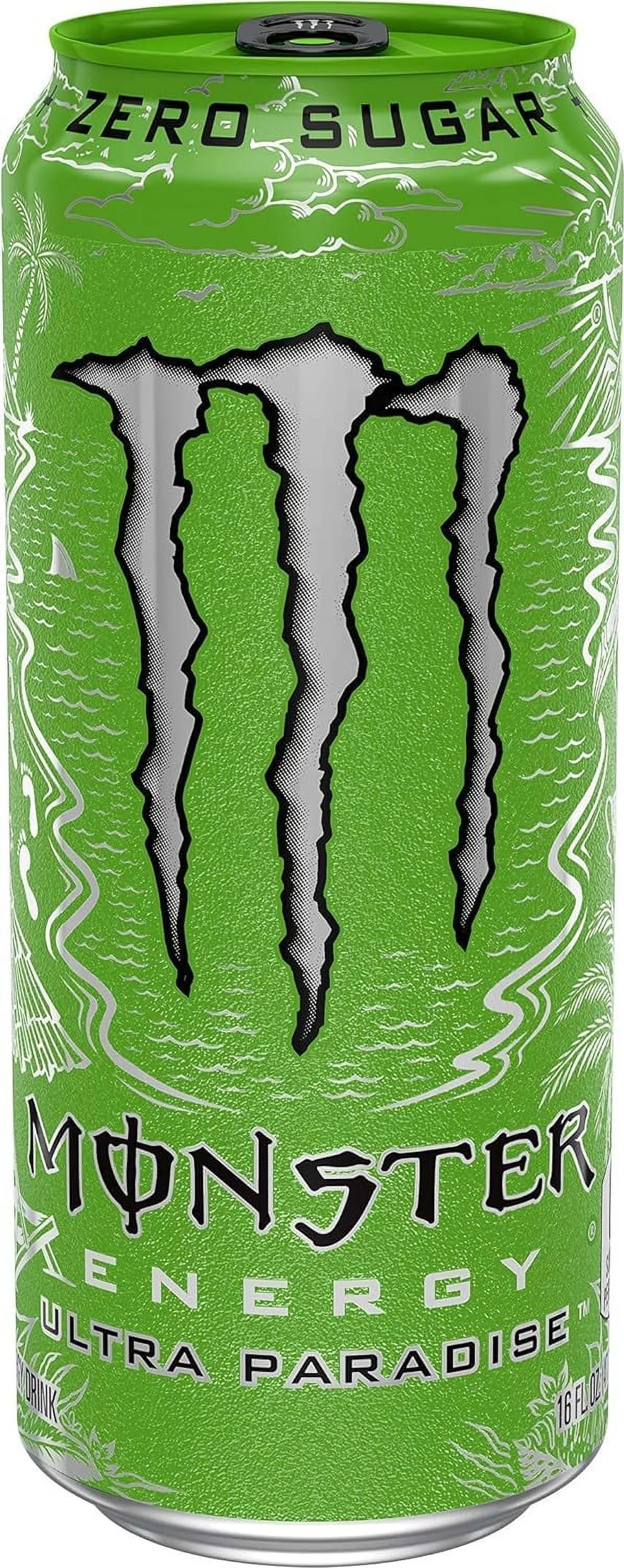 Monster Energy Ultra Paradise, Sugar Free Energy Drink, 16 Ounce (Pack of 12)