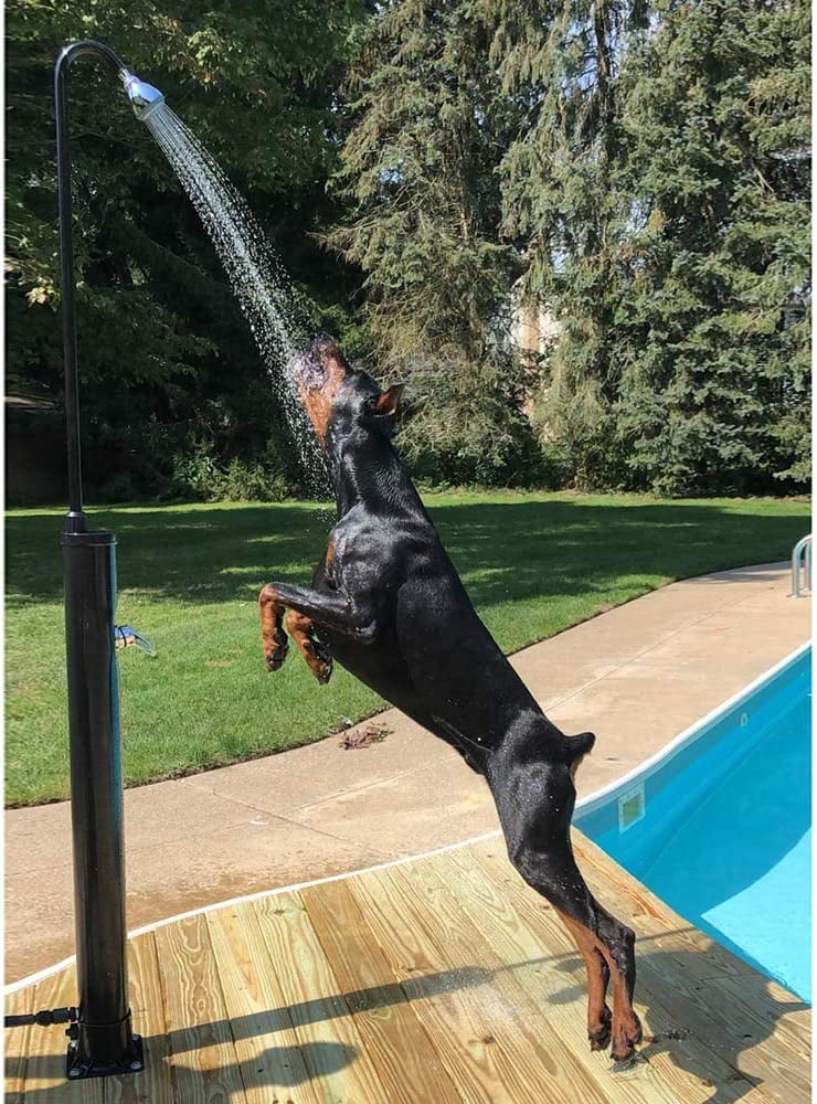 7Ft Pool Spa Solar Base Shower Outdoor Backyard Poolside Beach With Sprinkler