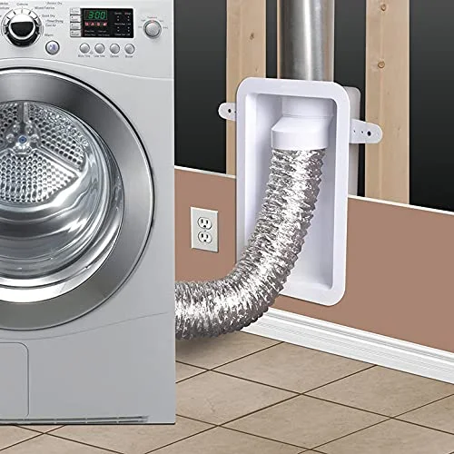 Dundas Jafine DRB4XZW Recessed Dryer Vent Box, 4