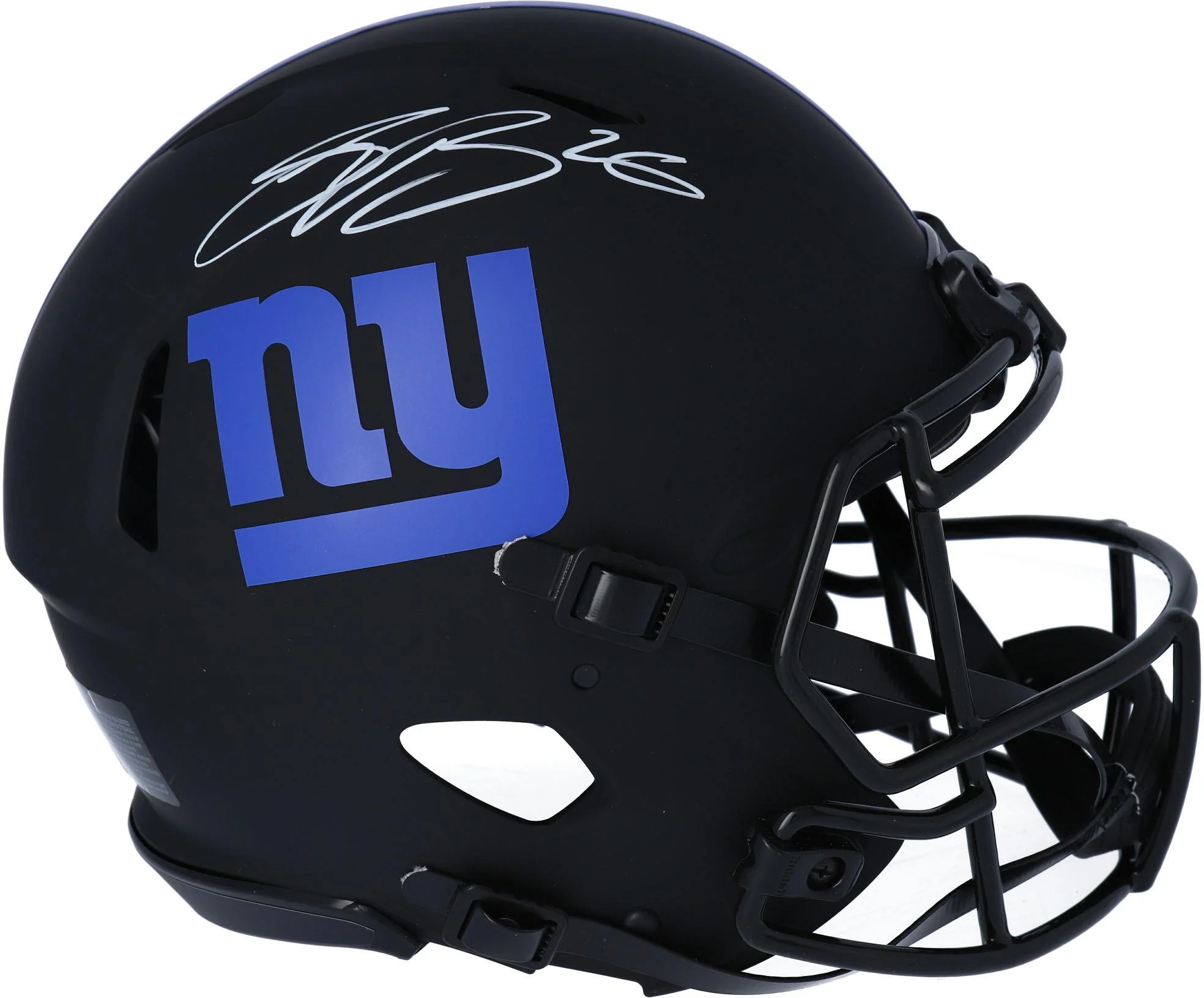 Saquon Barkley New York Giants Autographed Riddell Eclipse Alternate Speed Authentic Helmet - Fanatics Authentic Certified