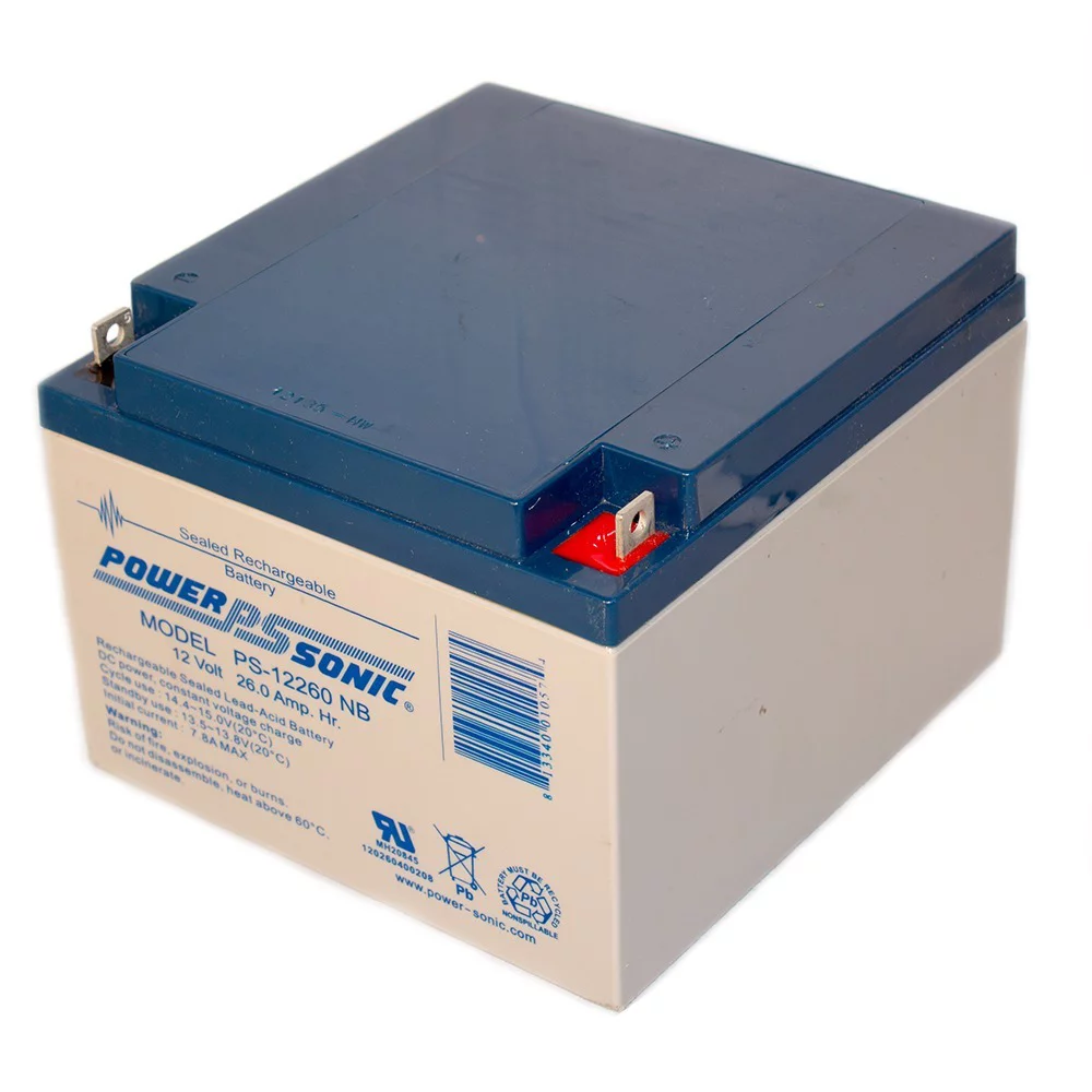 POWER-SONIC PS-12260 12Volt Generator Battery 12v 26ah SLA