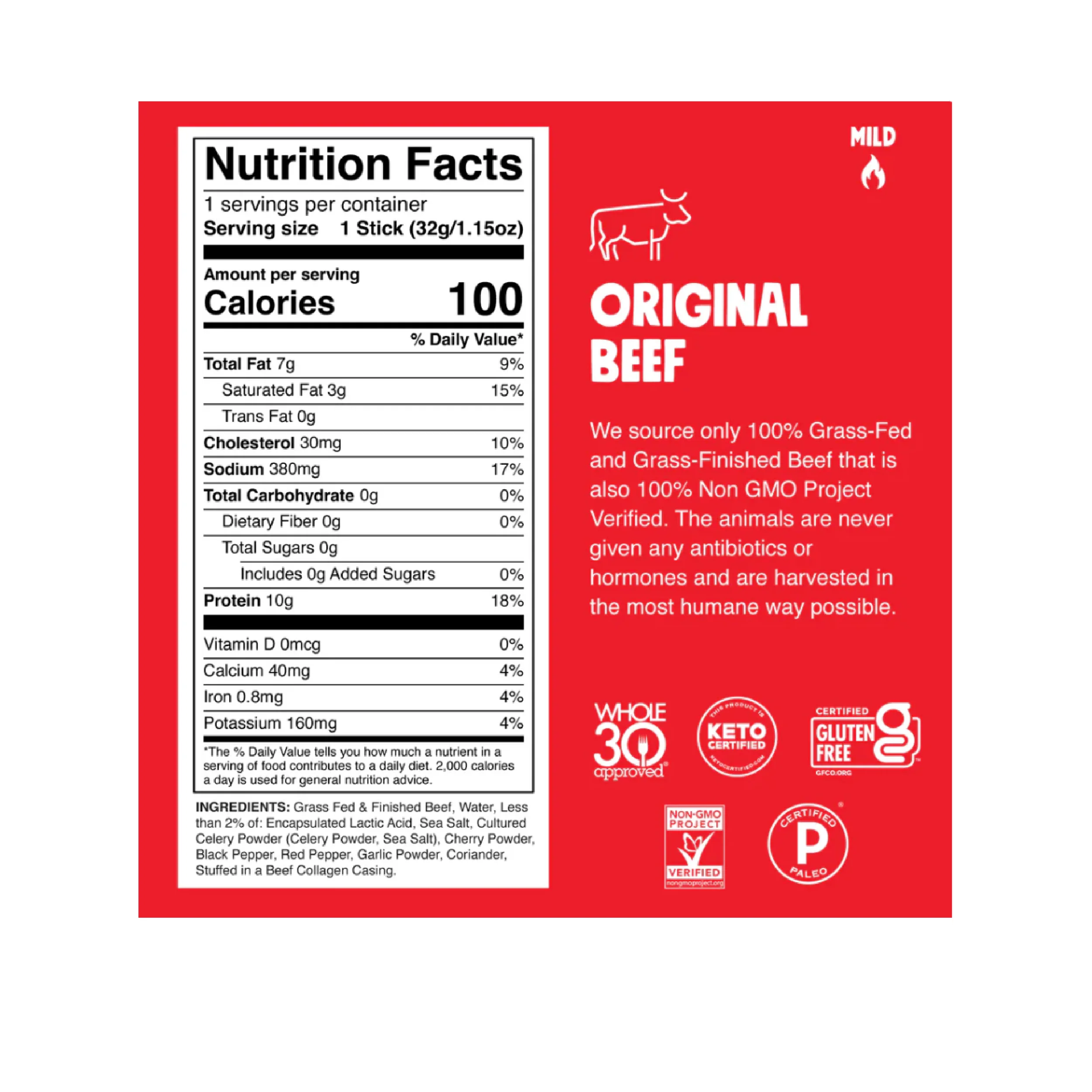 Chomps Beef Sticks Variety |10g of Protein | 0g Sugar | (16 Pack) | Keto, Paleo, Gluten-Free, Zero Sugar Food, Non-GMO by Omnicoast Goods